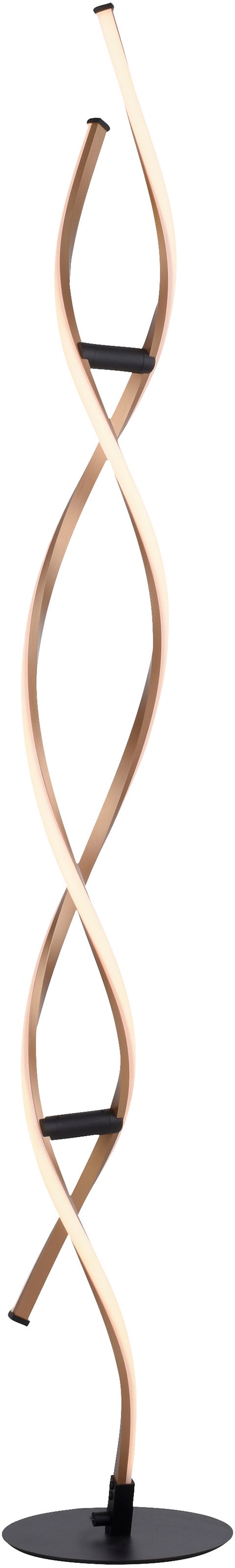 Paul Neuhaus Stehlampe »POLINA« LED-Board 1 Stk. Warmweiß LED in schwarz, Größe Ø 20 cm