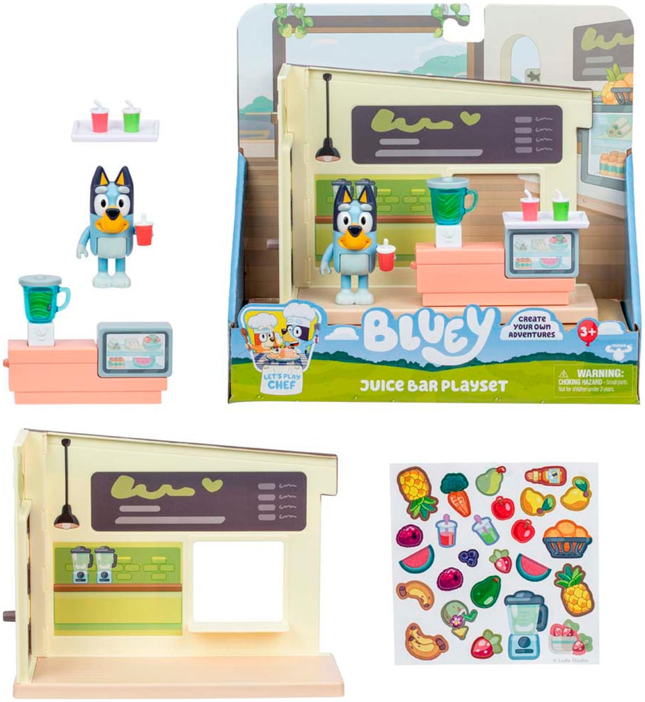 Moose Spielwelt »Bluey, Mini-Spielset, Let's Play Chef Saftbar«