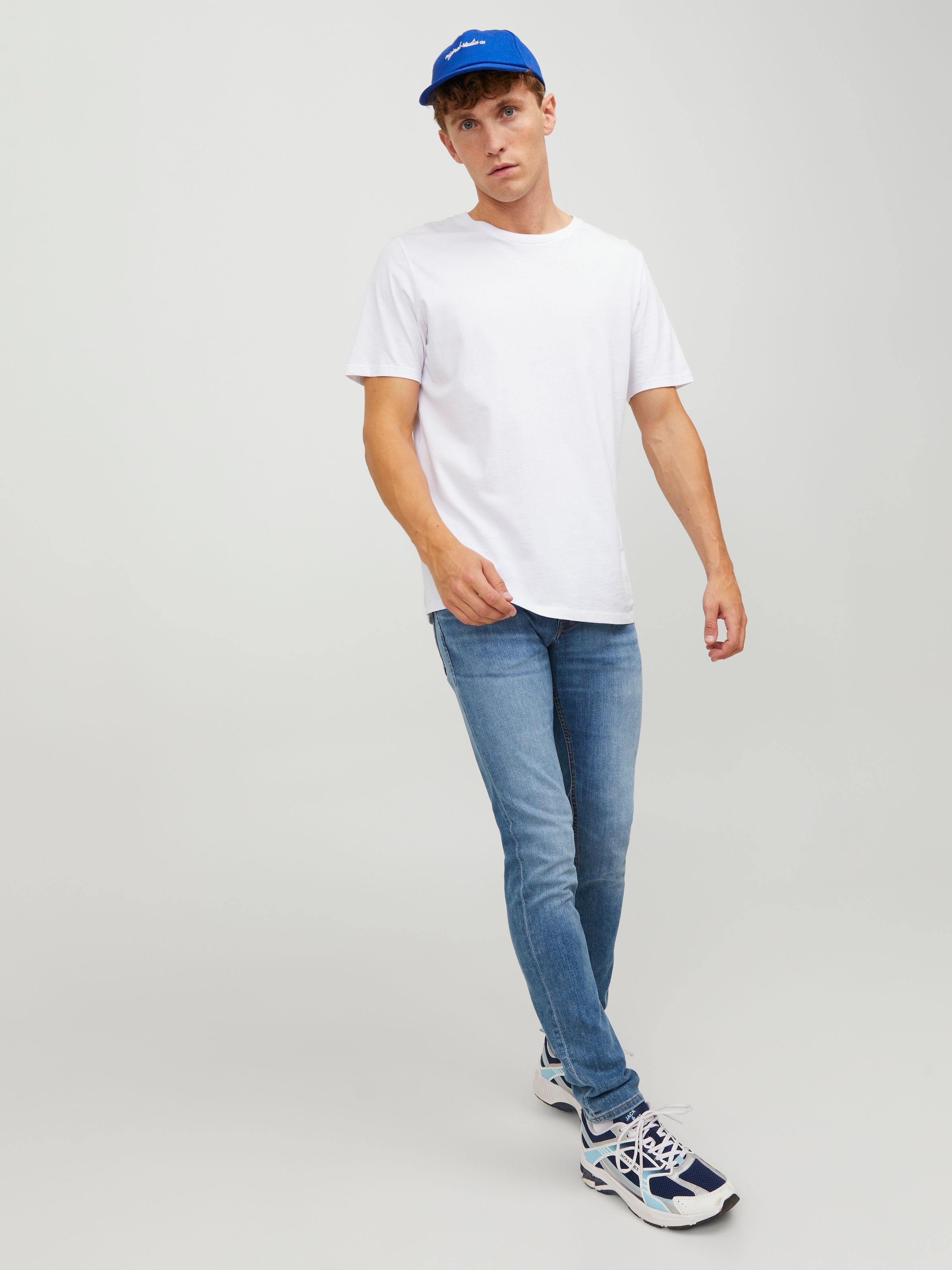 Jack & Jones Slim-fit-Jeans »JJIGLENN  Slim-Fit mit Stretch und praktischer 5-Pocket-Form« Baumwollmischung, slim fit