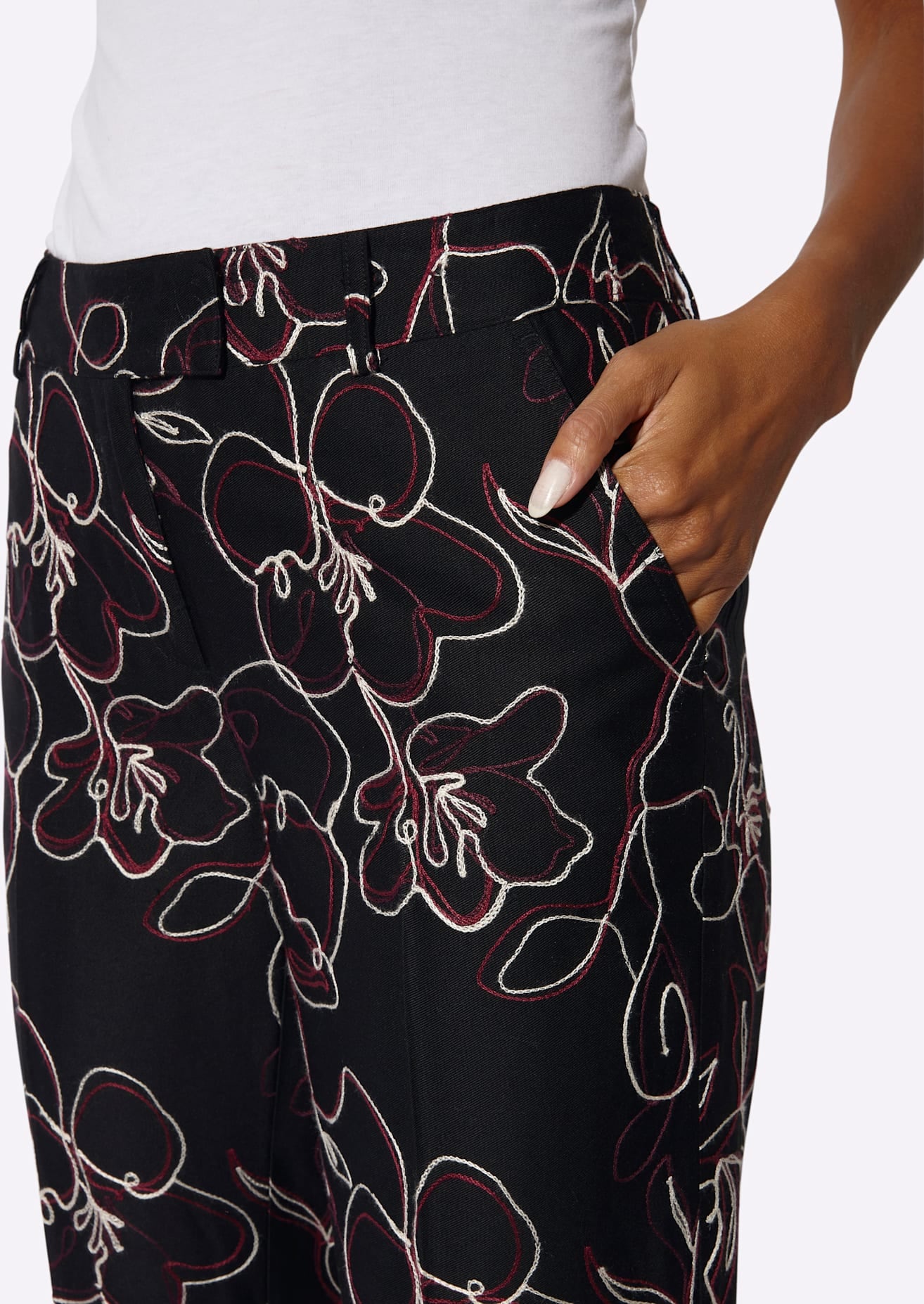 creation L Bügelfaltenhose