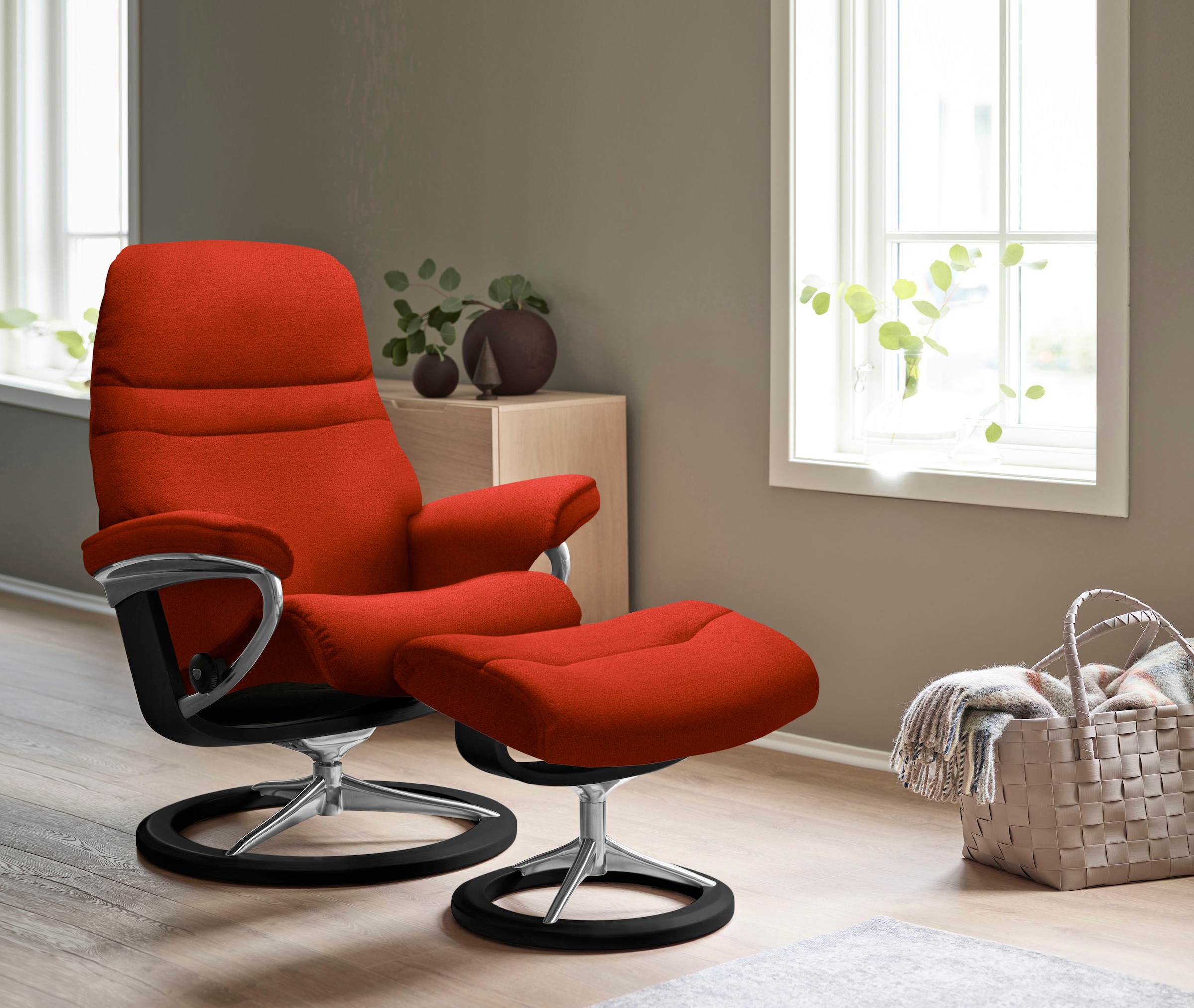 Stressless® Relaxsessel »Sunrise«, mit Signature Base, Größe M, Gestell Schwarz