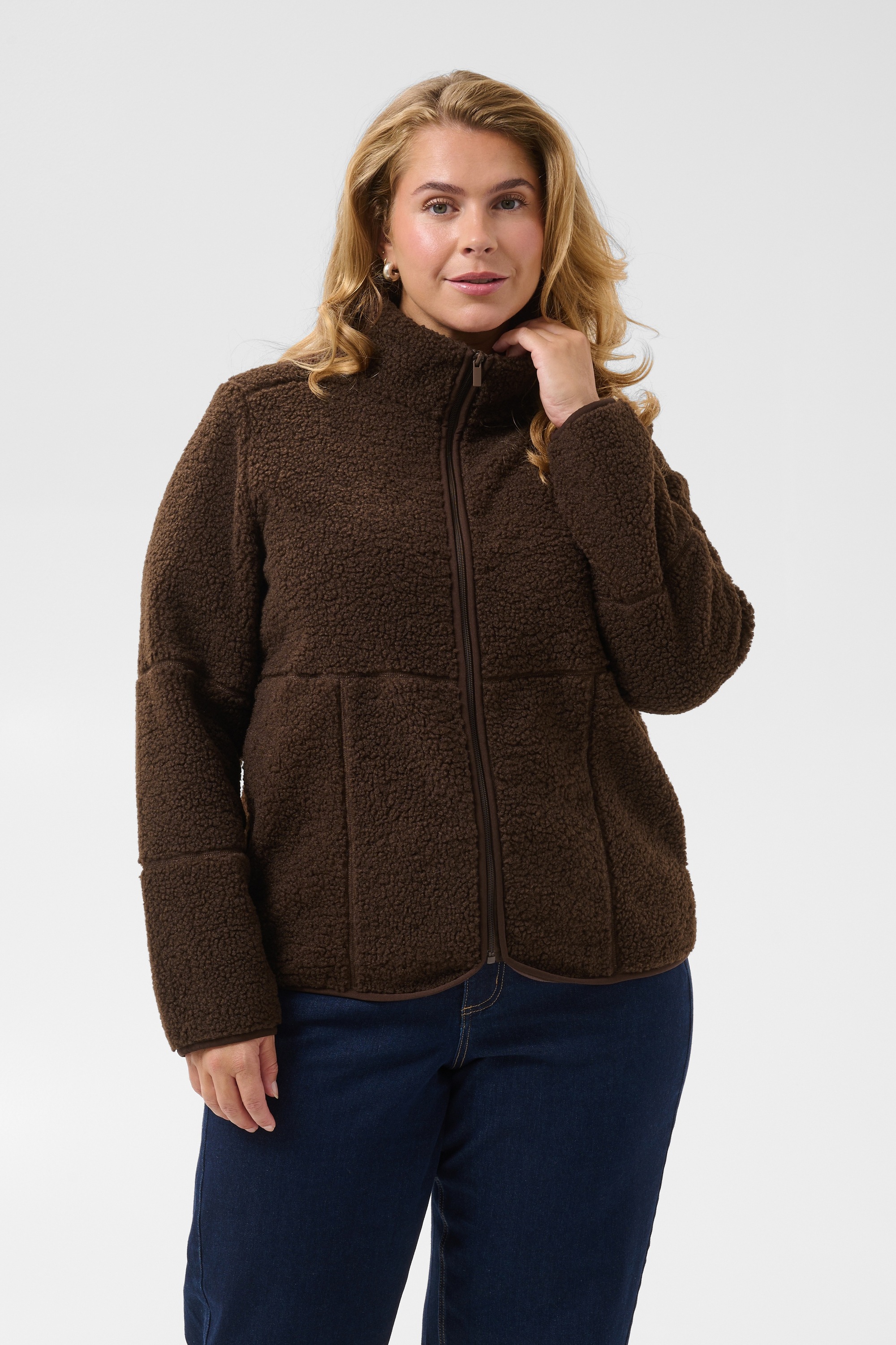 KAFFE Curve Wintermantel »KAFFE Curve Jacke KCcanilla«