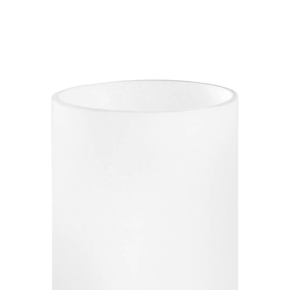 EGLO Tischleuchte »DAMASCO 1 Tischlampe, weiß, nickel-matt, exkl. Leuchtmittel«, 1 flammig, Leuchtmittel E27 | Leuchtmittel wechselbar-ohne Leuchtmittel, Nachttischlampe, Schreibtisch, Büro, elegant und zeitlos, 21,5x10cm