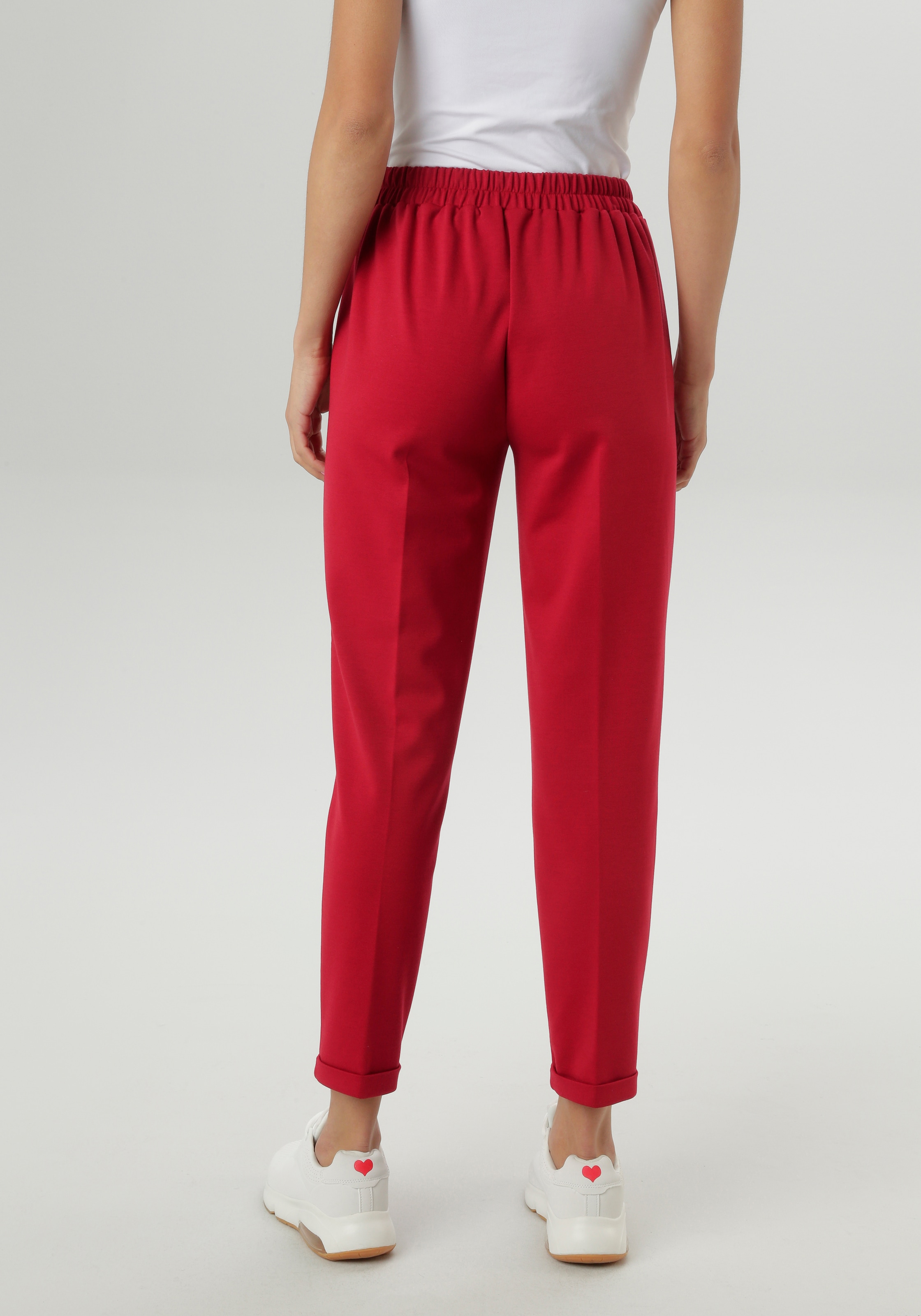 Aniston SELECTED Schlupfhose, mit Bundfalten