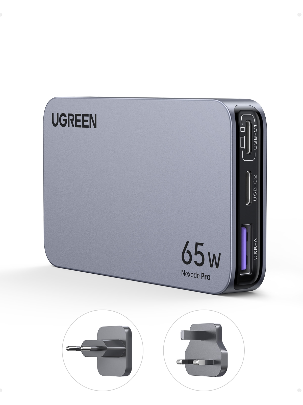 UGREEN Schnelllade-Gerät »Nexode Pro 65W 3-Port GaN Ultra-Slim Fast Charger X753«