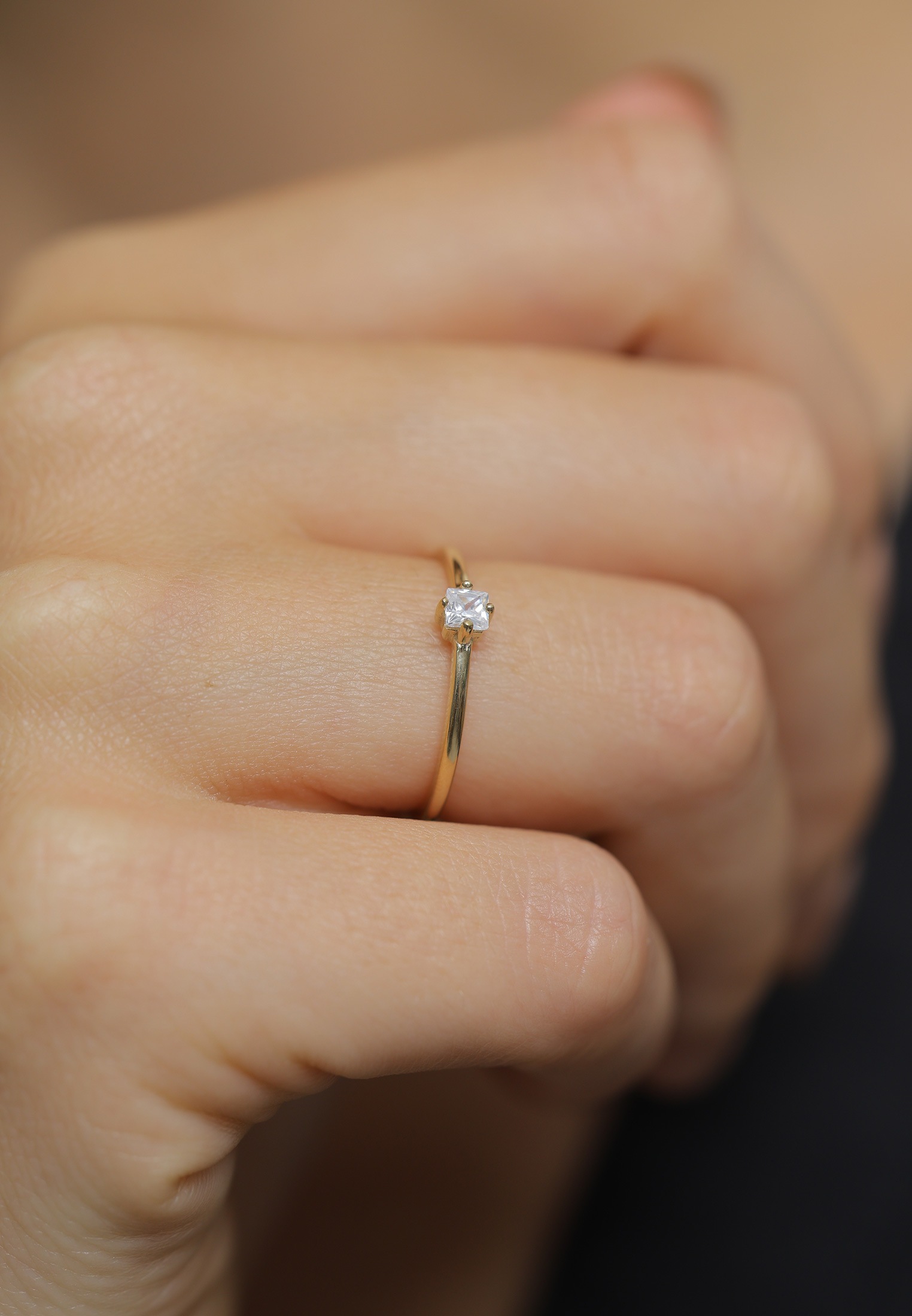 Elli Verlobungsring »Ring Zirkonia Solitär 925 Silber«