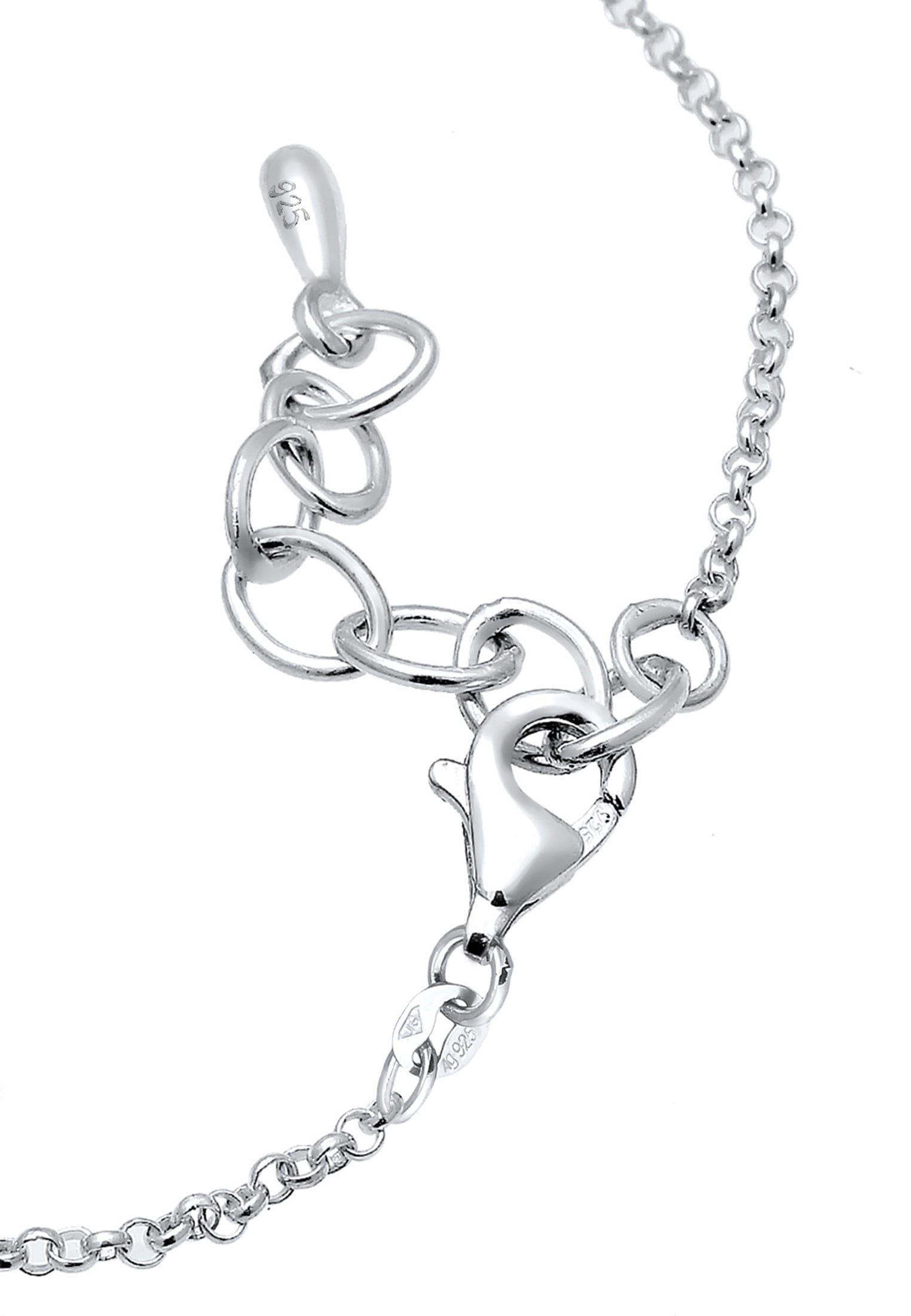 Elli Armkette »Armband Sterne Star Astro Tri-Color 925 Sterling Silber«