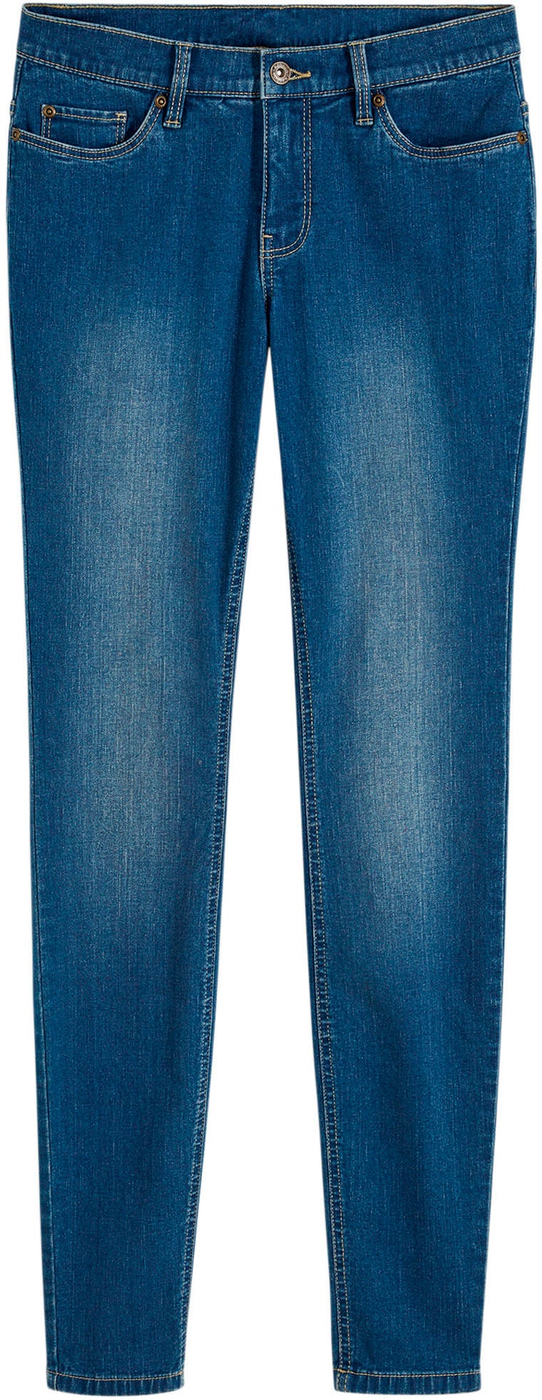 bonprix Skinny-fit-Jeans Skinny-fit, aus Baumwolle, Polyester, Viskose und Elasthan