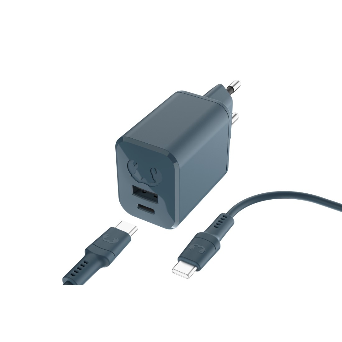 Fresh´n Rebel Schnelllade-Gerät »Mini-Charger USB-C- und USB-A, PD 45W, USB-C-Kabel 2m«, (2 St.)