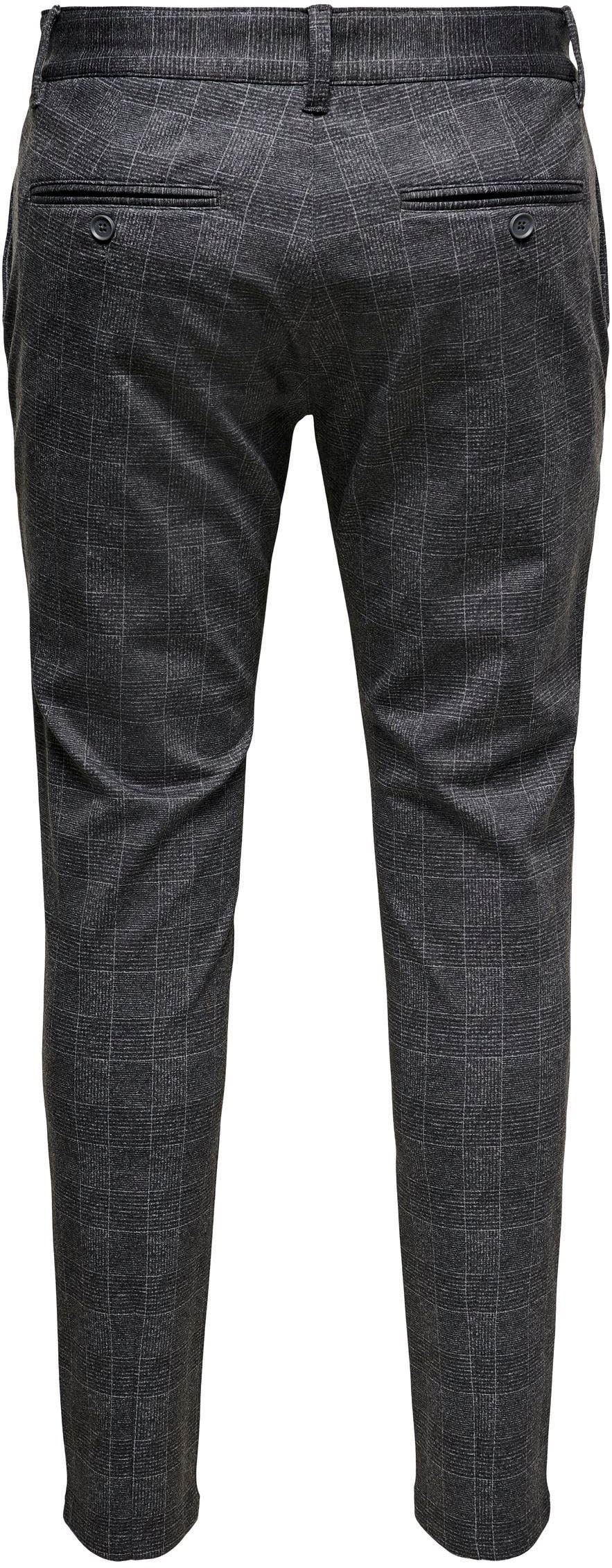 ONLY & SONS Chinohose »MARK CHECK PANTS«