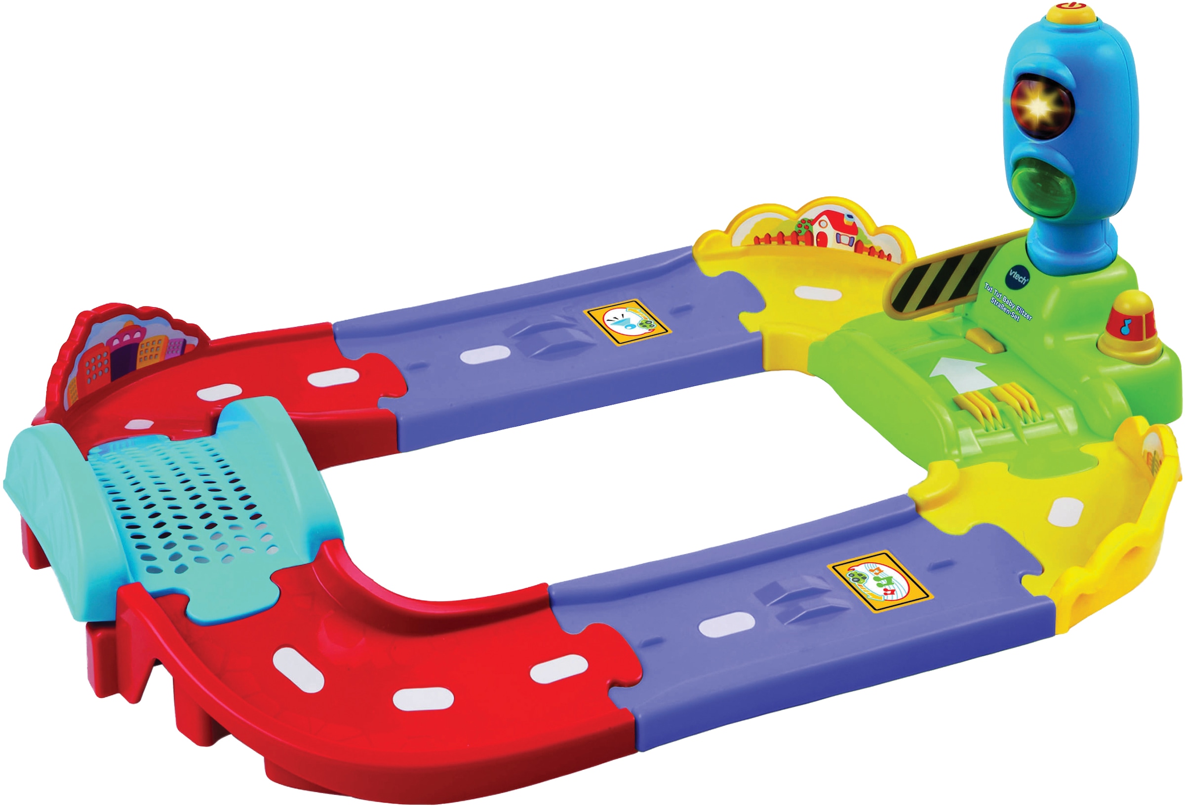 Vtech® Autorennbahn »Tut Tut Baby Flitzer, Straßen-Set«