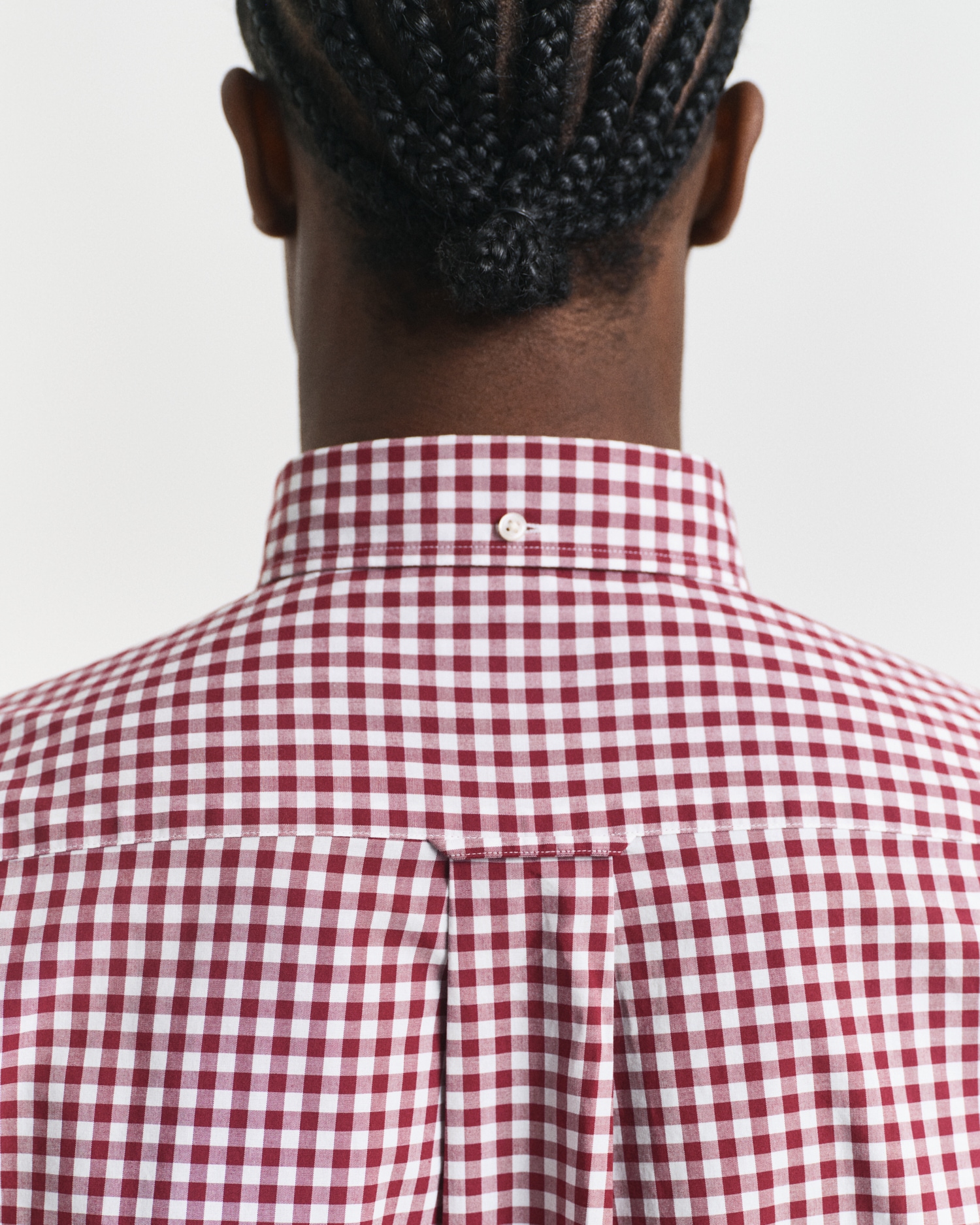 Gant Langarmhemd »REG POPLIN GINGHAM SHIRT«, mit Logostickerei auf der Brust