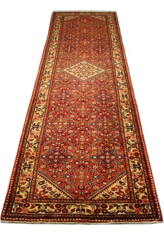 morgenland Wollteppich »Hamadan Teppich handgeknüpft rot«, rechteckig, 7 mm Höhe,... kaufen