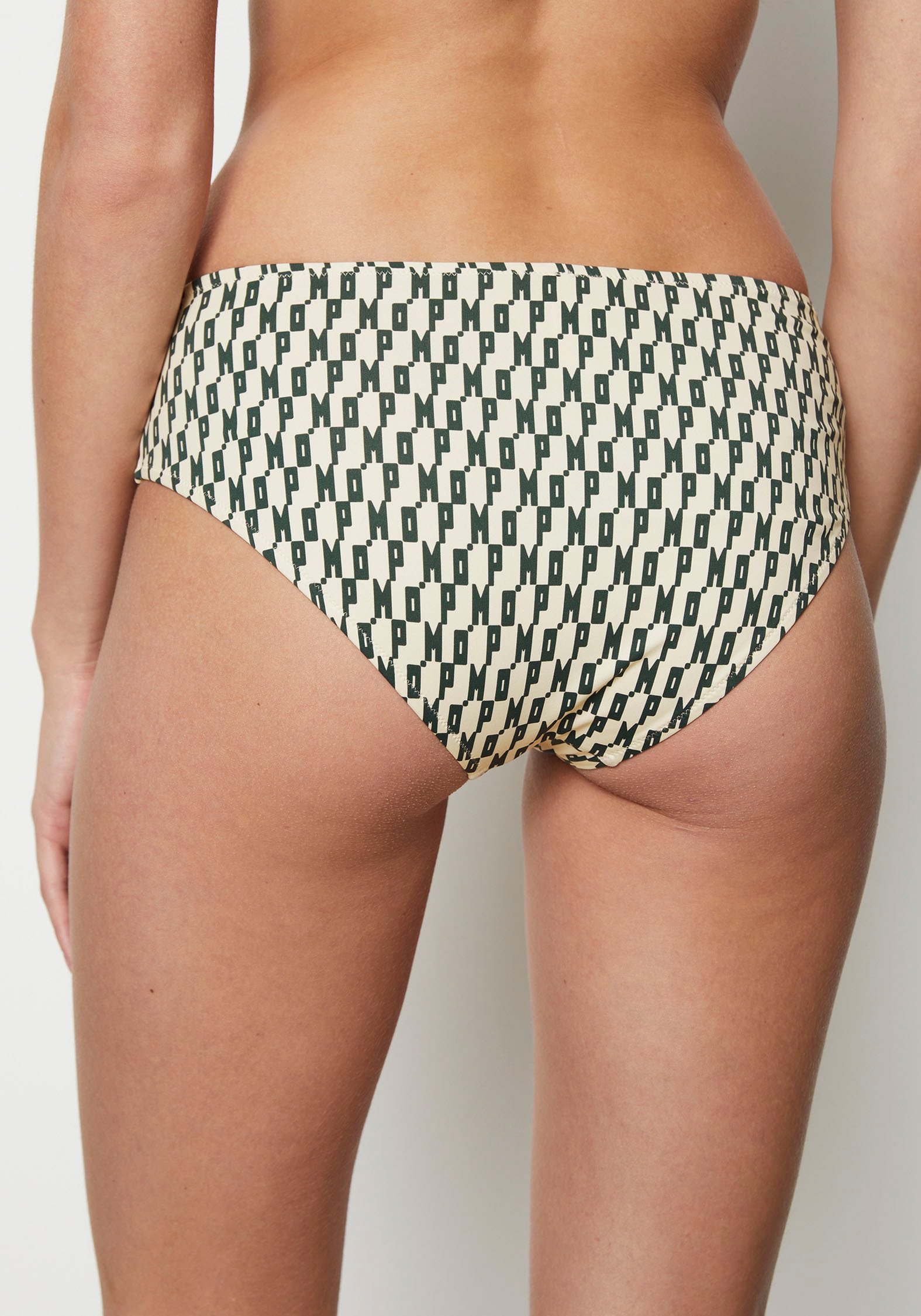 Marc O'Polo Bikini-Hose, mit grafischem Logoschriftzug allover