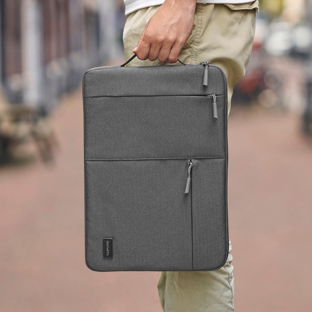 4smarts Laptoptasche »Laptop AirCushion Slim Sleeve 14«, Drop-proof Schutz, patentierte EVA-Pufferschaum