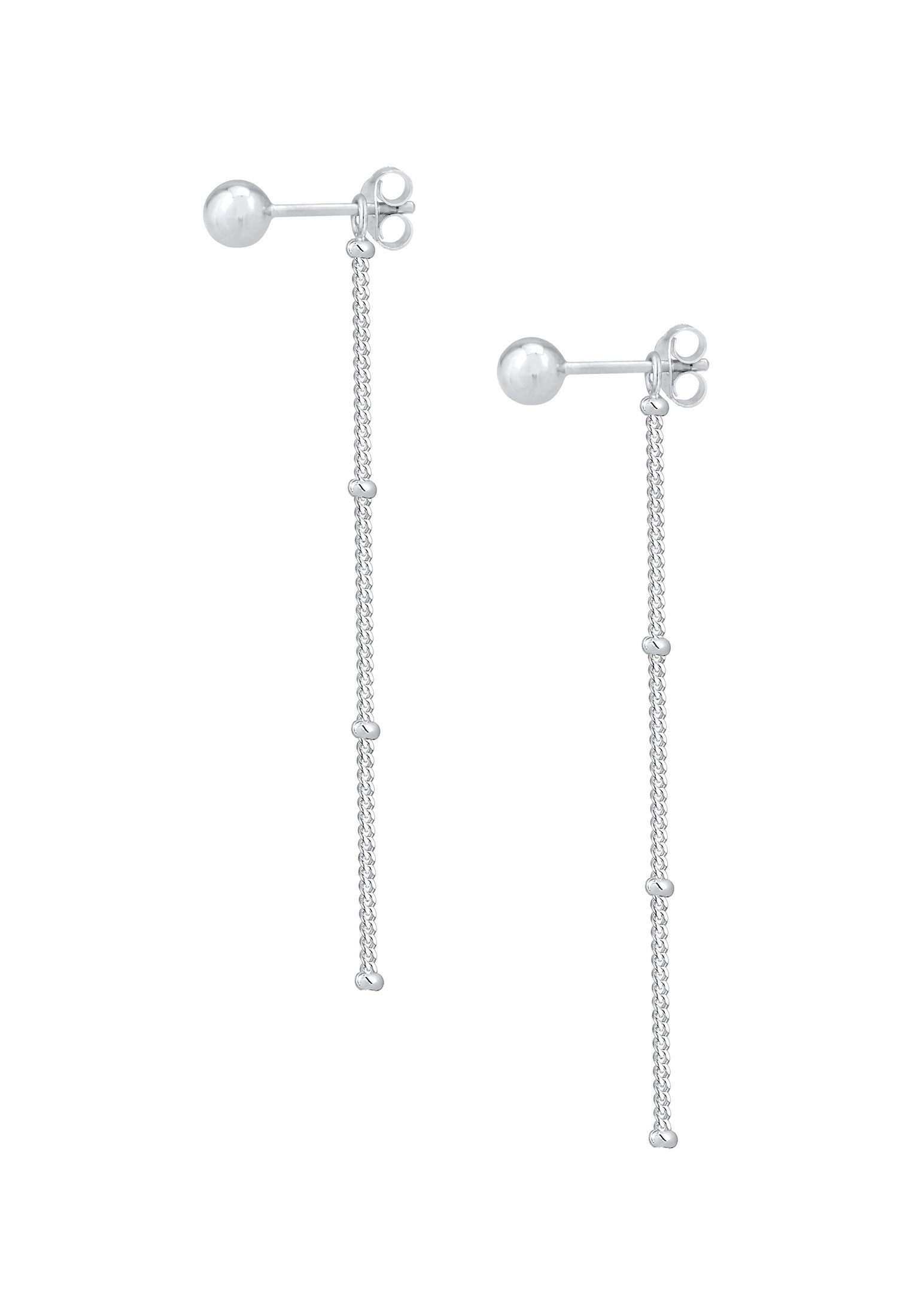 Elli Paar Ohrhänger »Ohrringe Hänger Stecker Kugel Minimal Basic 925 Silber«