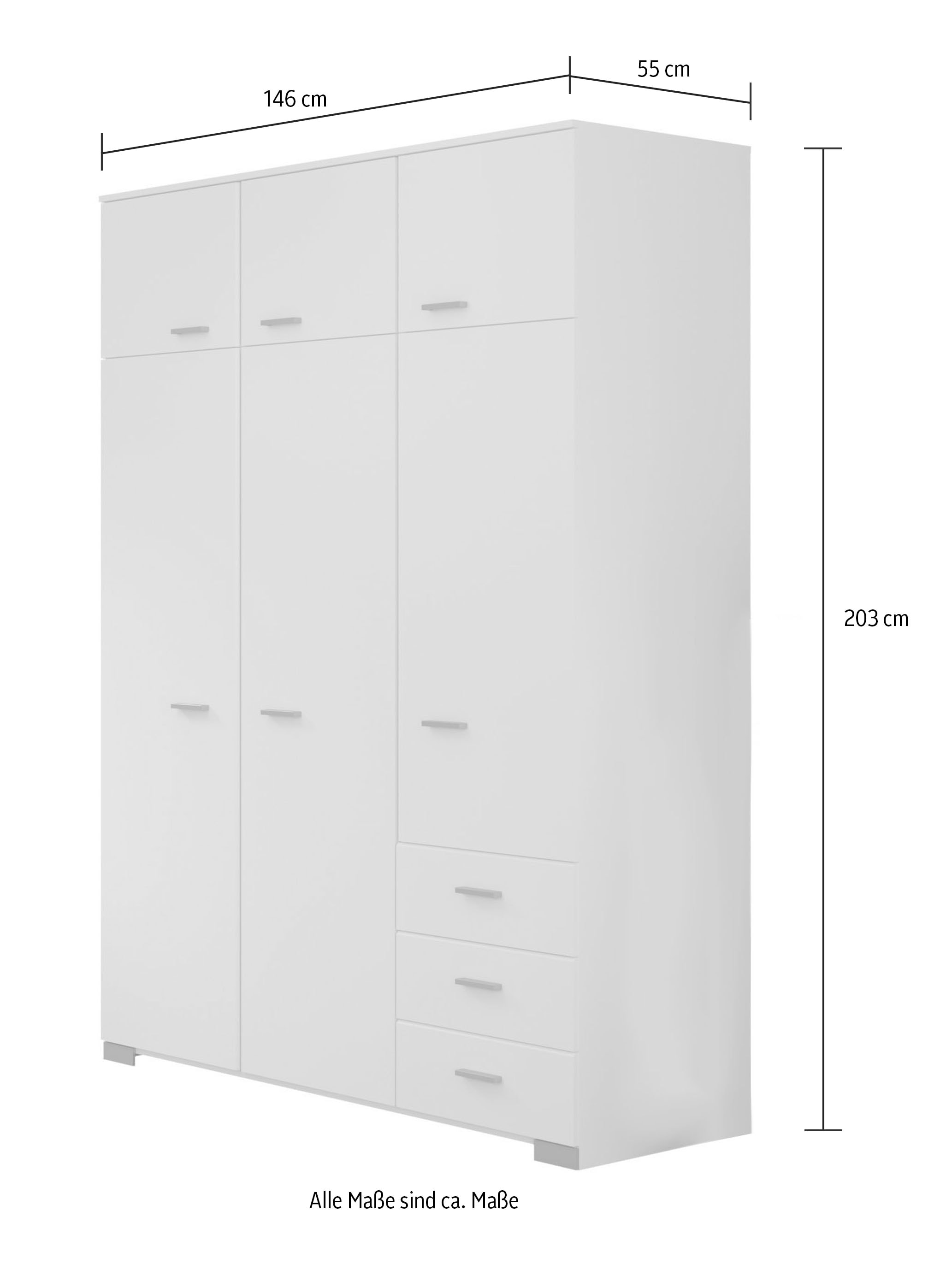 Parisot Jugendzimmer-Set »Sleep 41«, (Set, 4 tlg.), Rückwände der Fächer am Bett drehbar