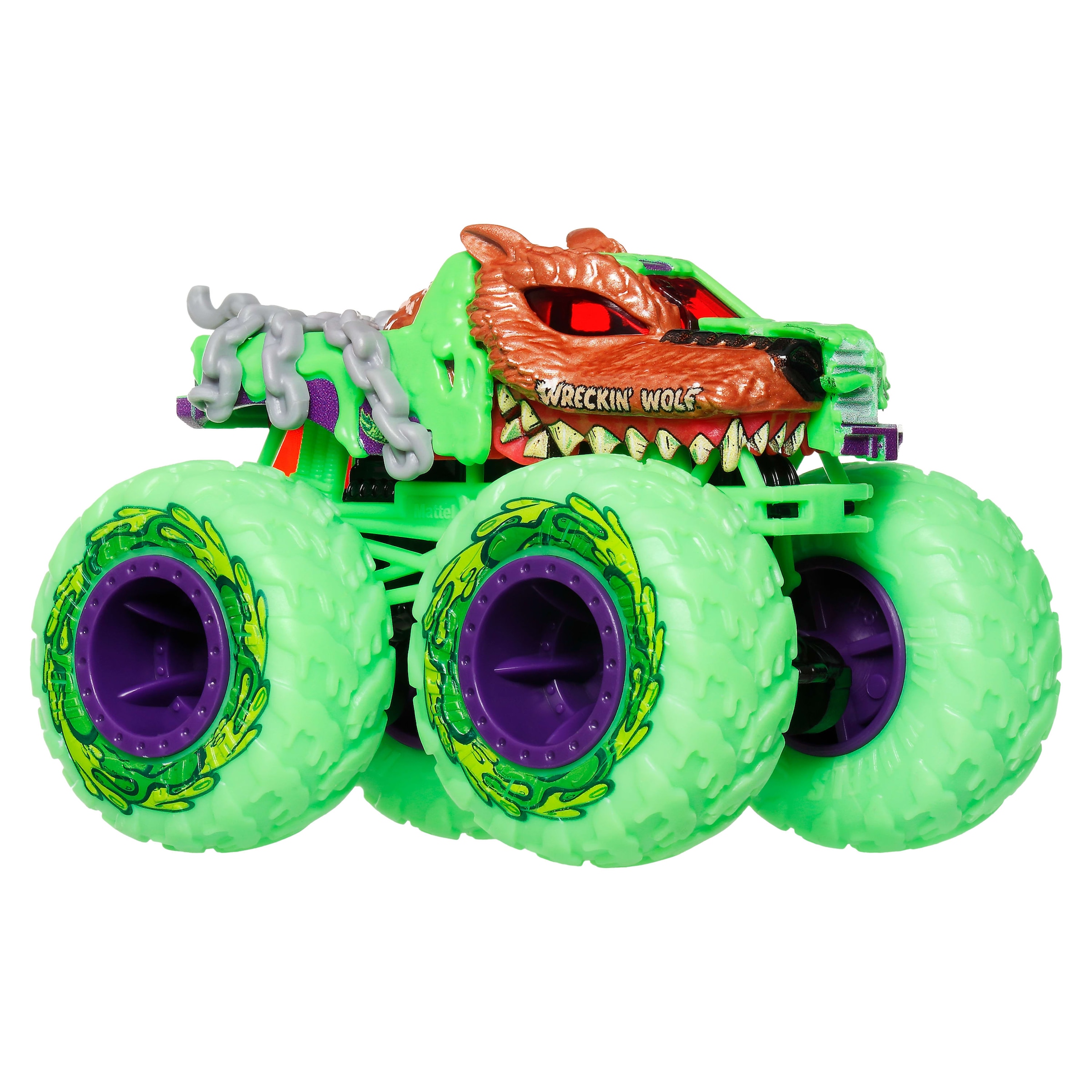 Hot Wheels Spielzeug-Monstertruck »Hot Wheels Monster Truck« inklusive 113 g Schleim