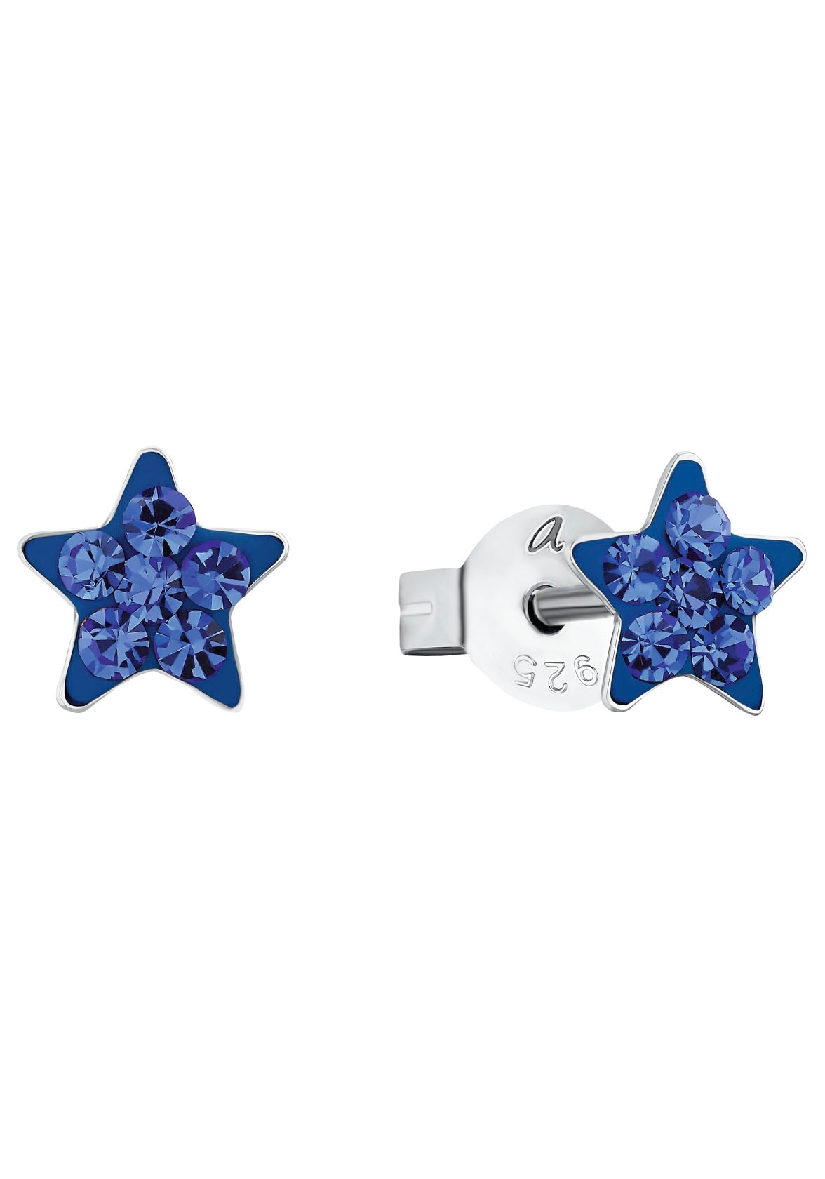 Amor Paar Ohrstecker »Stern, 9209873, 9209880«, mit Kristallglas