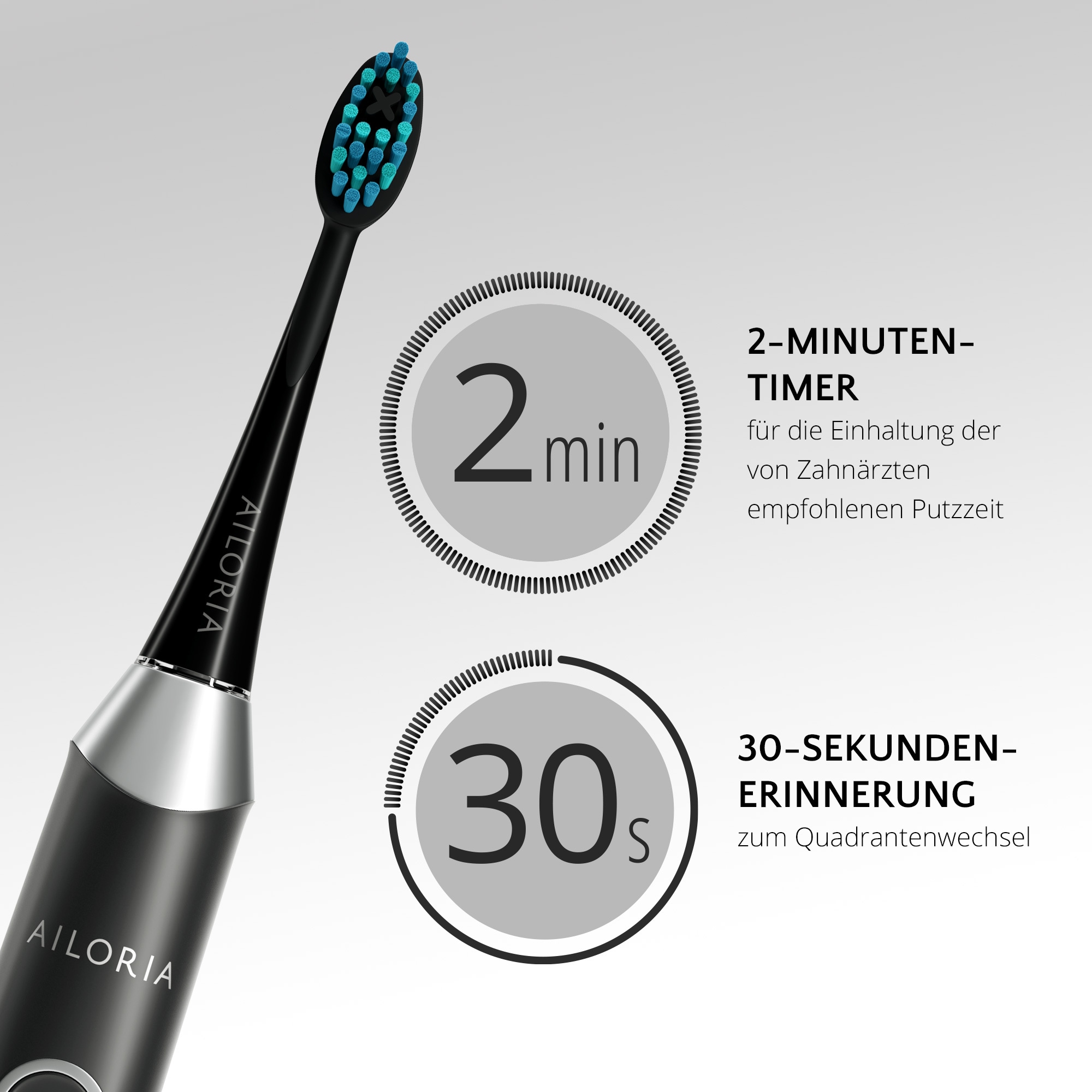 AILORIA Schallzahnbürste »USB-Schallzahnbürste SHINE BRIGHT«