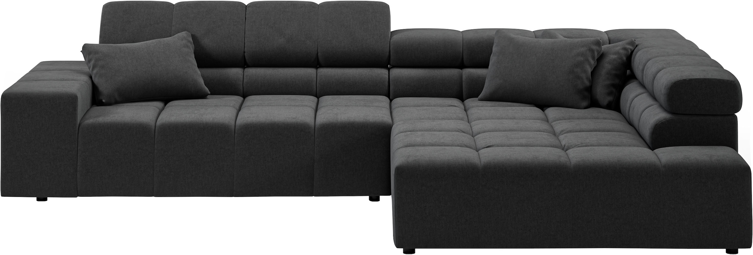 INOSIGN Ecksofa »Ancona incl. Kopfteilverstellung, OTTOs Choice, Breite 319cm, L-Form«, wahlweise motorische Sitztiefenverstellung, auch in Cord + Easy Care