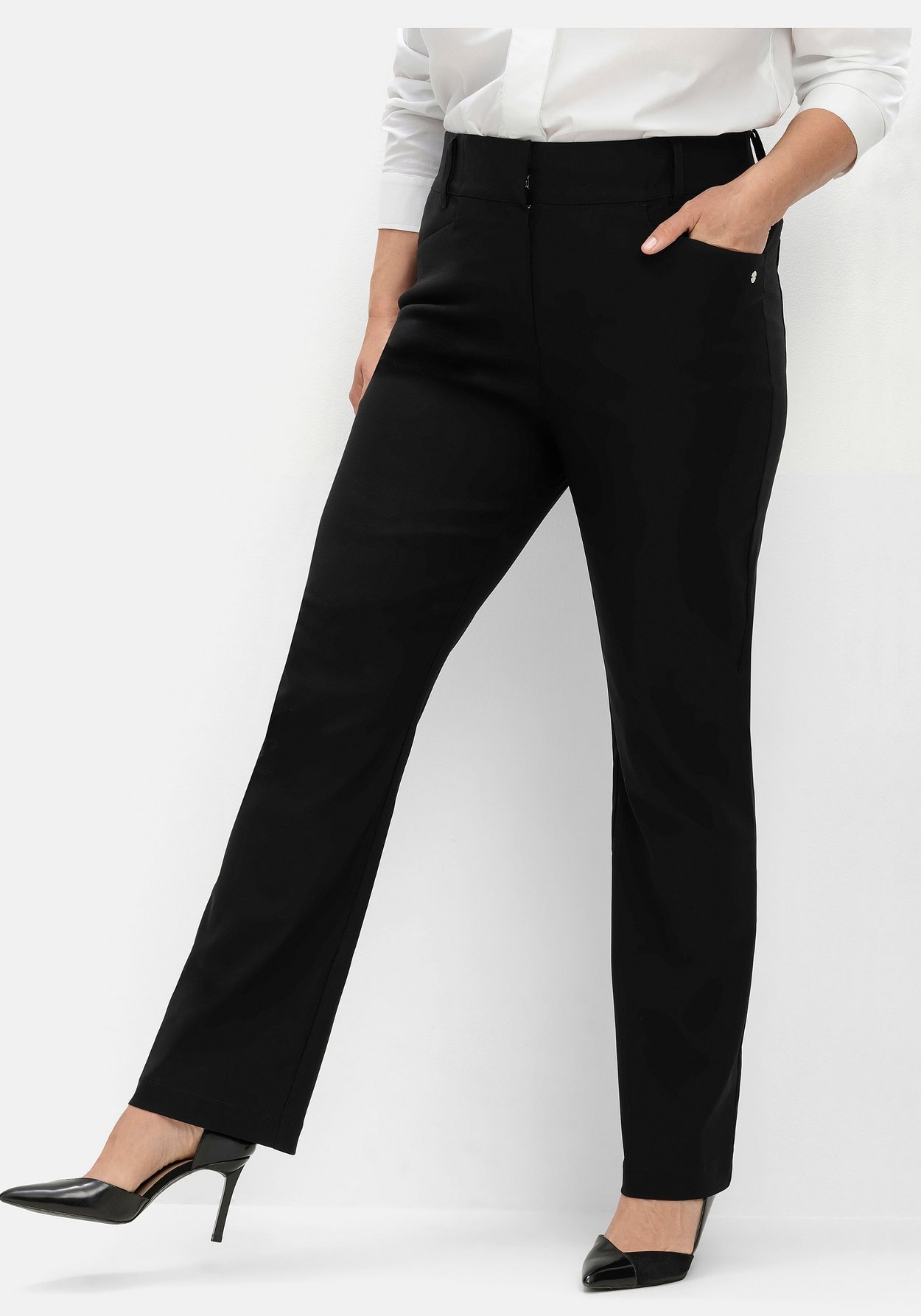 Sheego Stretch-Hose »CurvePerfect Hose mit Shapingeinsatz im Bauchbereich«