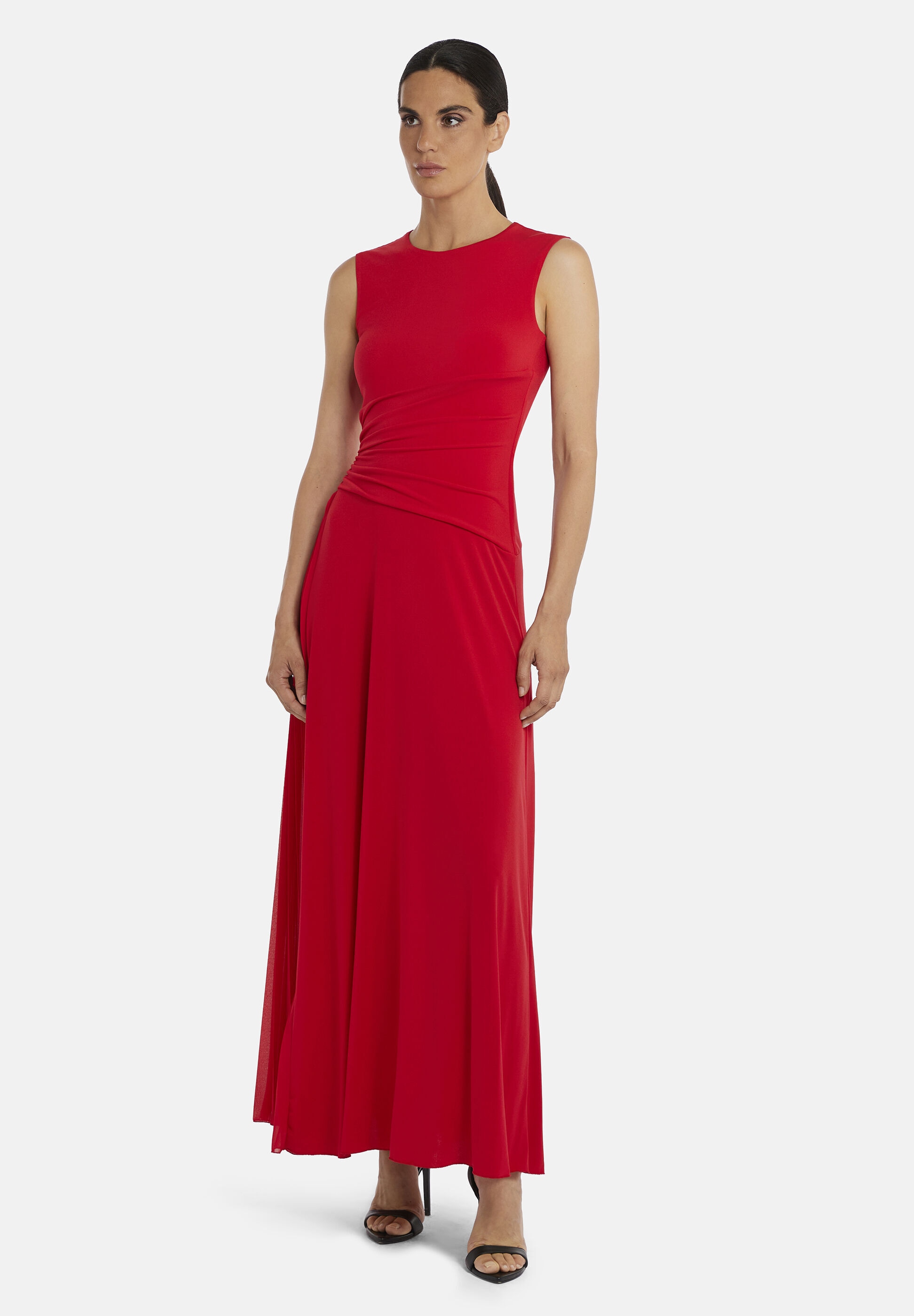 Nicowa Abendkleid »Nicowa Abendkleid MELIWIA« Ohne Taschen mit seitlichem Plissee-Einsatz
