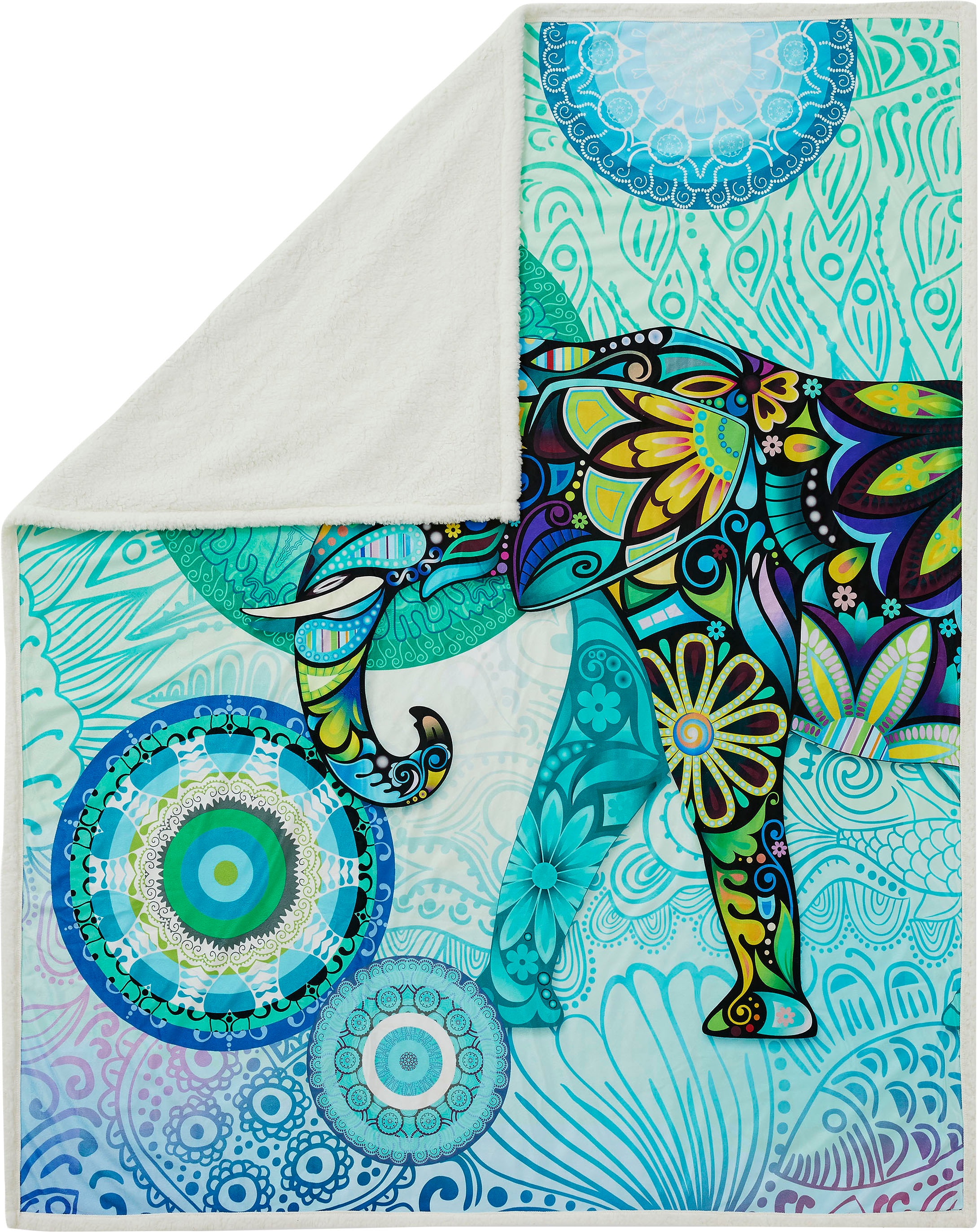 hip Plaid »Explorer«, mit Mandala und Elefant