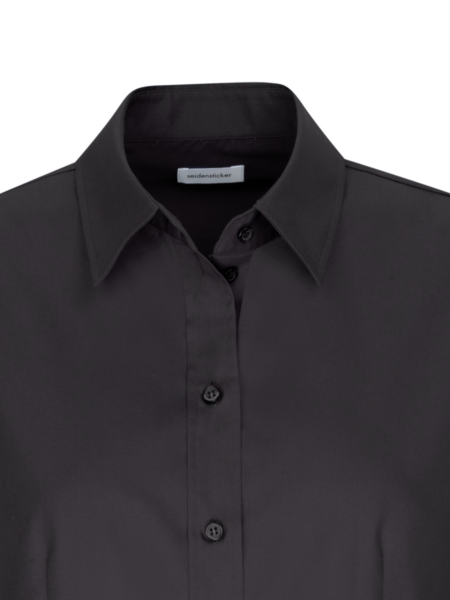 seidensticker Hemdbluse »Schwarze Rose« 1/1 Kragen Uni