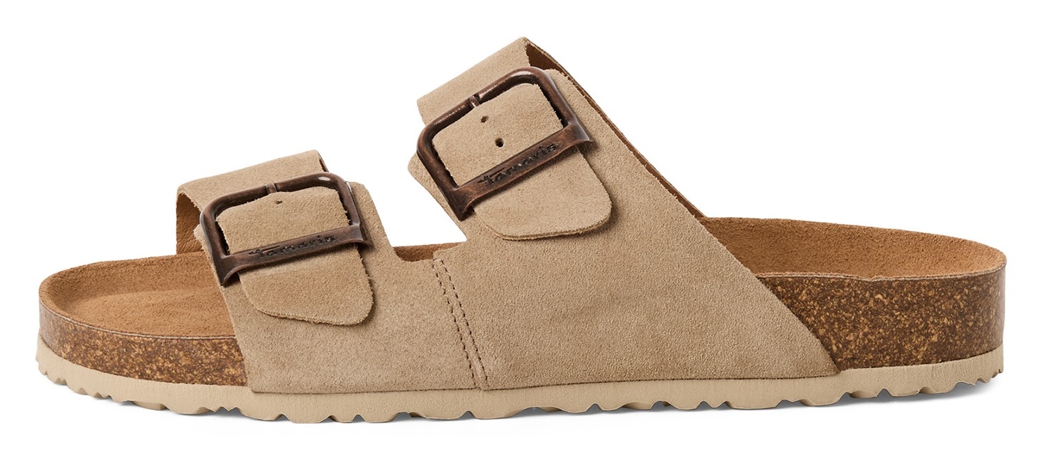 Tamaris Pantolette  Hausschuh, Schlappen mit zwei verstellbaren Schnallen