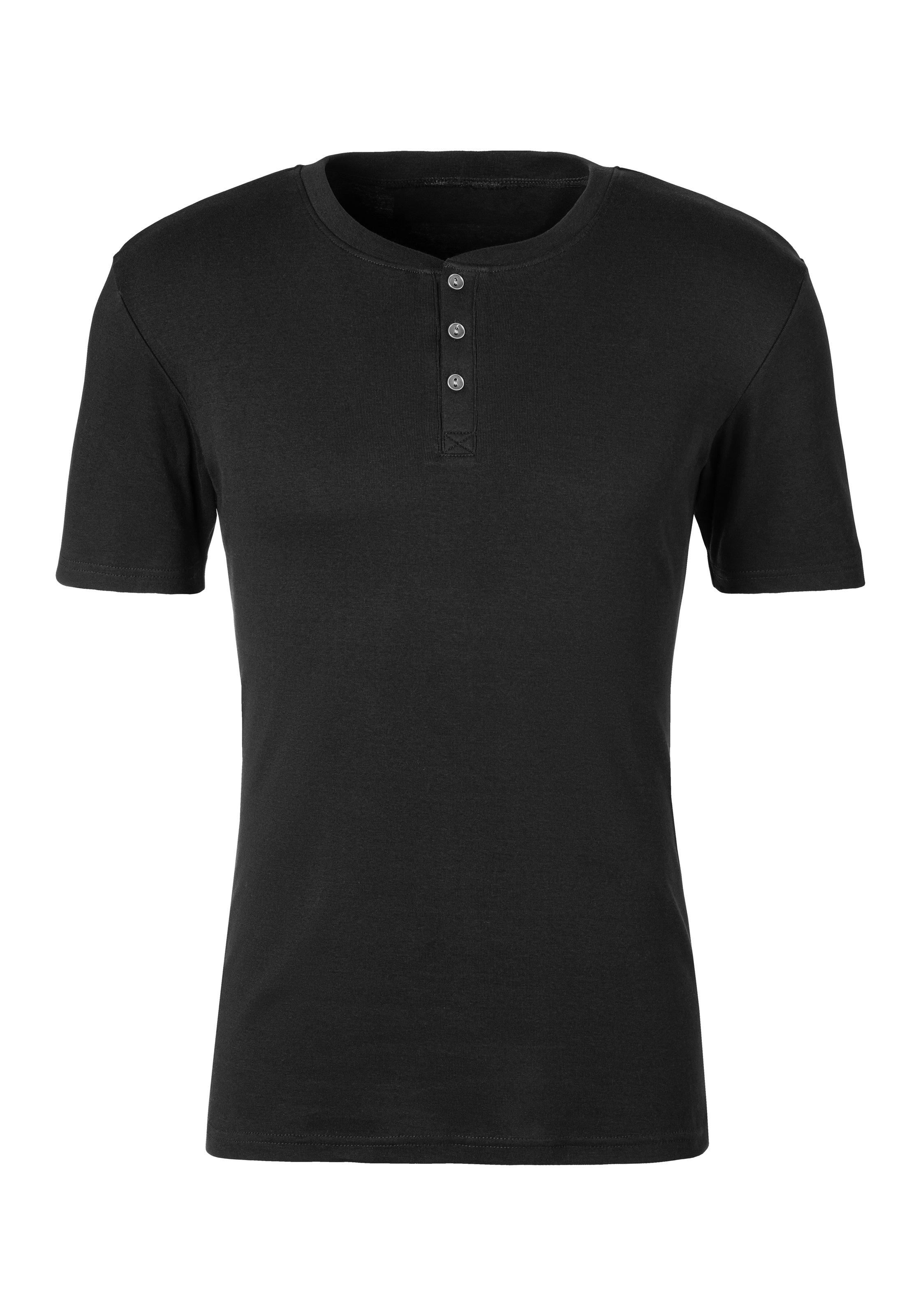 H.I.S T-Shirt, mit aufwendiger Knopfleiste, perfekt als Unterziehshirt