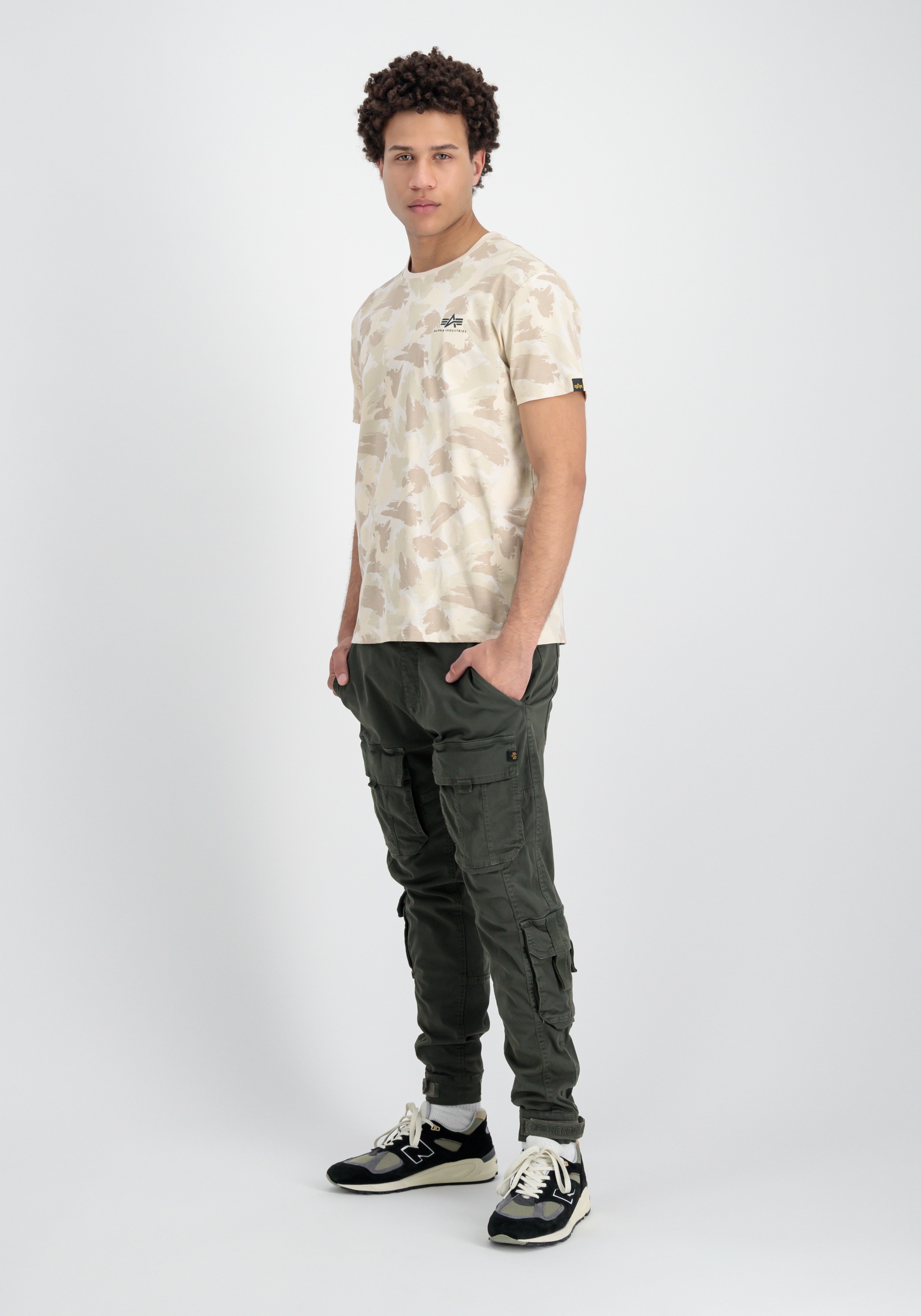 Alpha Industries T-Shirt »Alpha Industries Men - T-Shirts Backprint T-Shirt Camo«