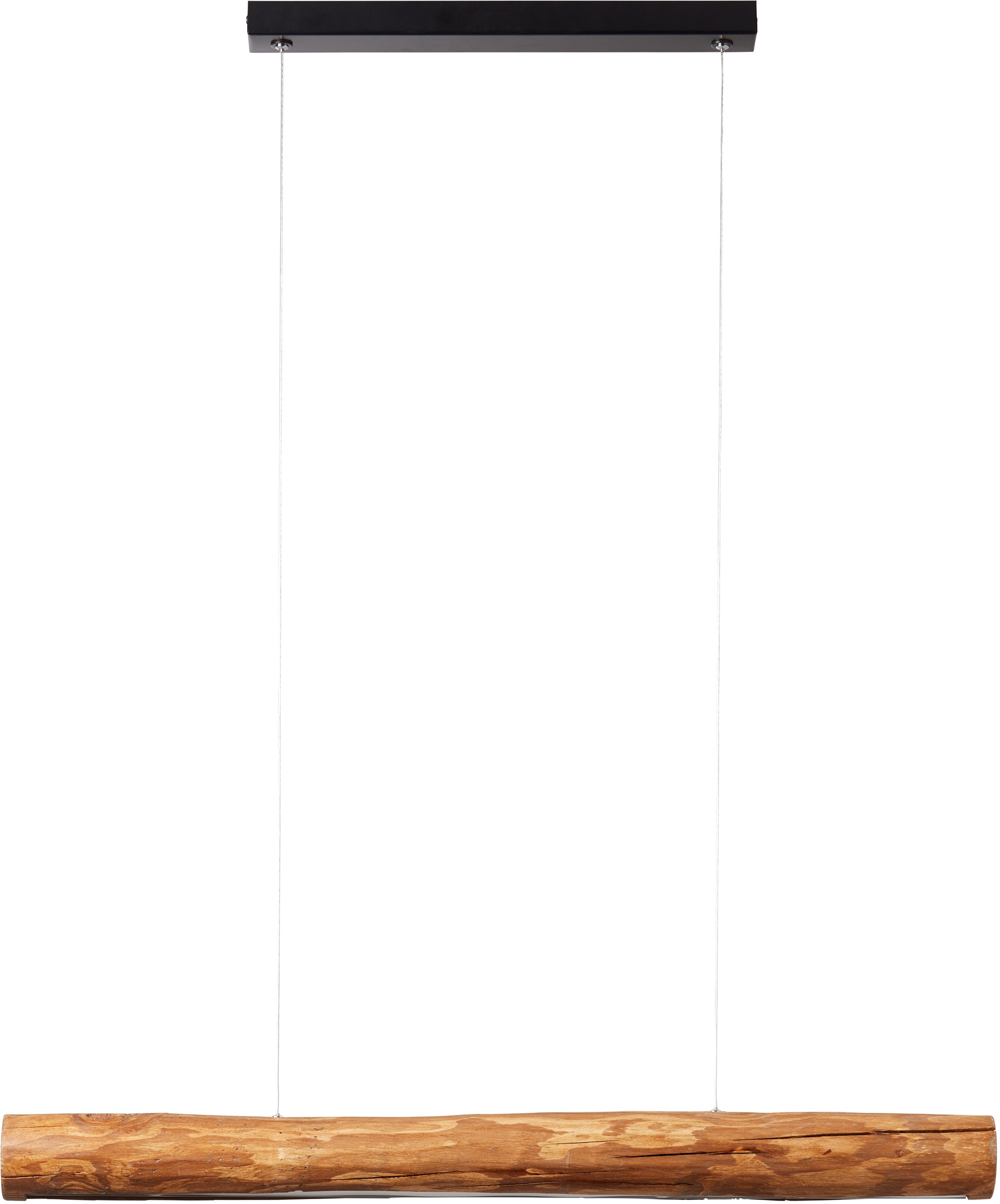 Brilliant LED Pendelleuchte »Odun«, 1 flammig, Leuchtmittel LED-Modul | LED fest integriert, 90 cm Breite, Touchdimmer, 2700 lm, warmweiß, Holz, kiefer gebeizt