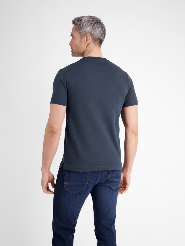 LERROS T-Shirt, Rundhals, mit tonalem Print