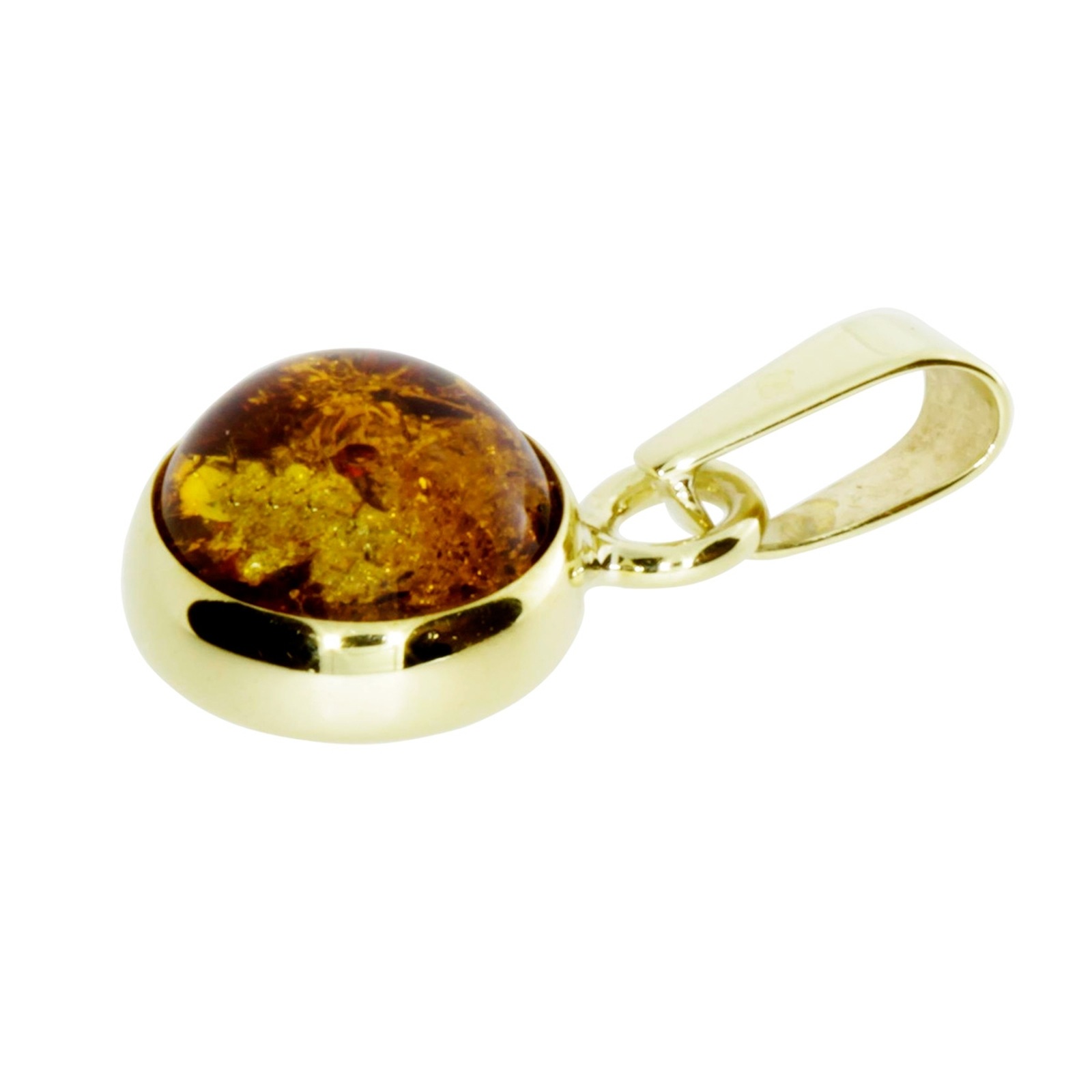 OSTSEE-SCHMUCK Kettenanhänger »- Classic 8 mm - Gold 333/000 - Bernstein«