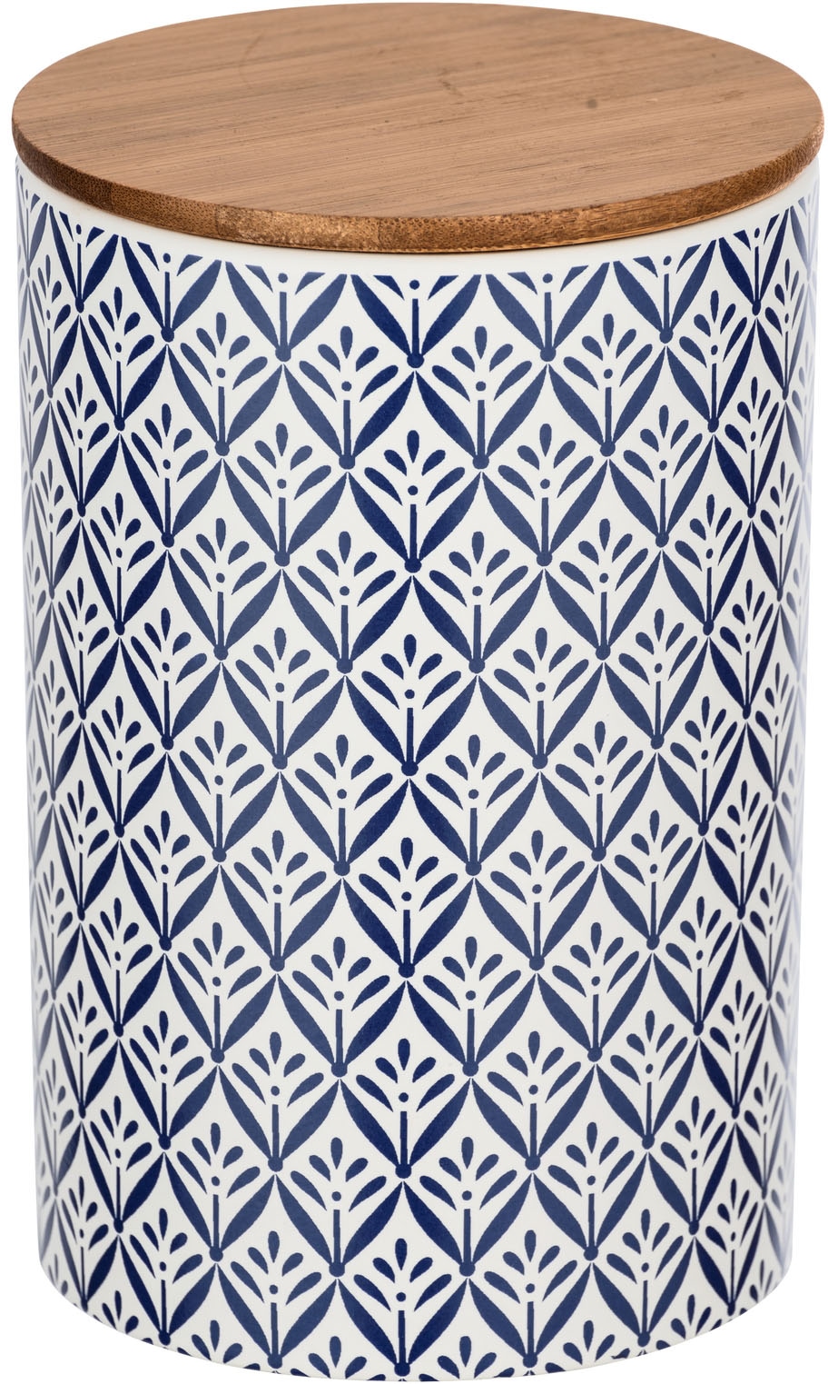 WENKO Vorratsdose »Lorca«, (Set, 3 tlg.), im mediterranen Ornamenten-Muster in Blau-Weiß, 1,45/0,95 und 0,45 l