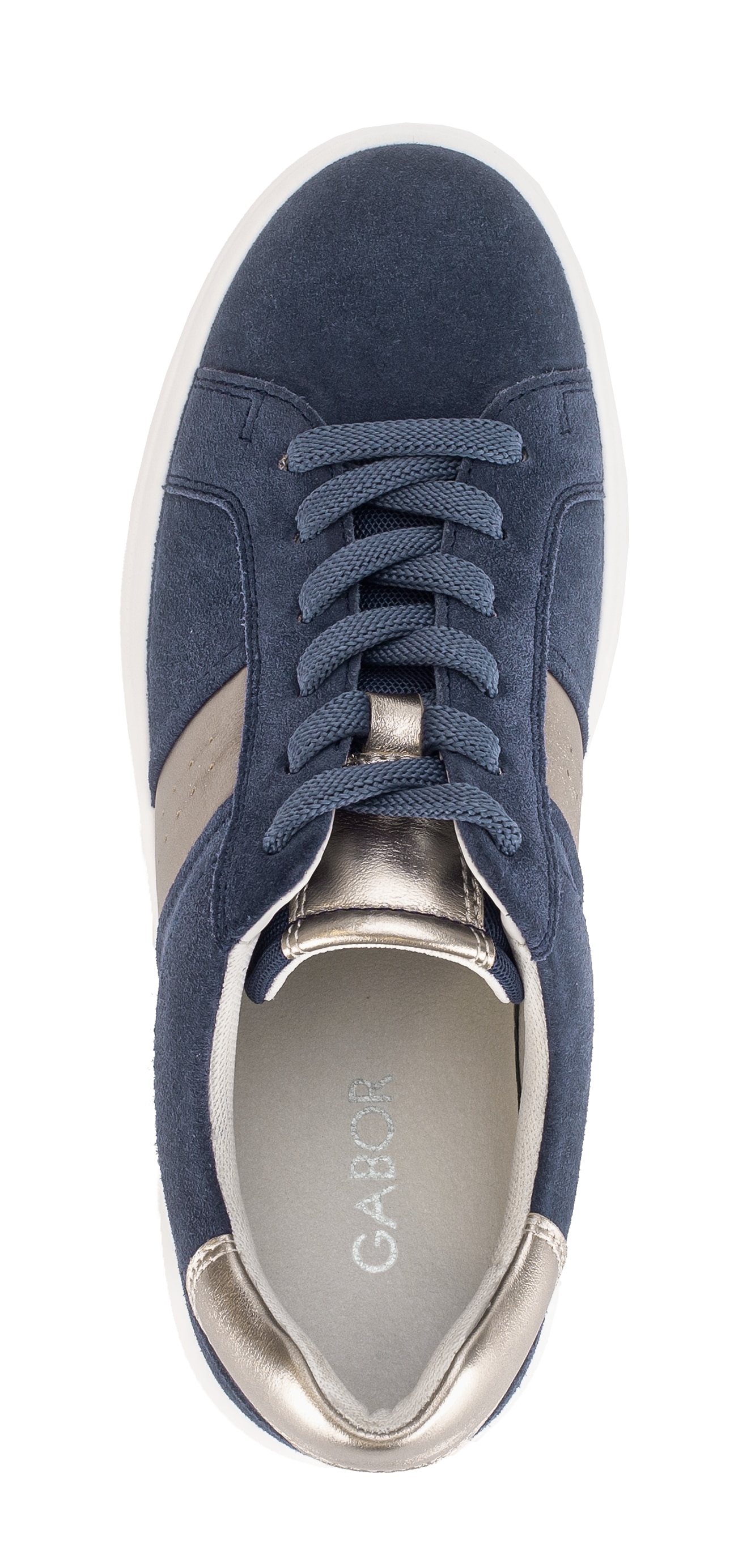 Gabor Plateausneaker  , Freizeitschuh, Halbschuh, Schnürschuh mit weichem Schaftrand