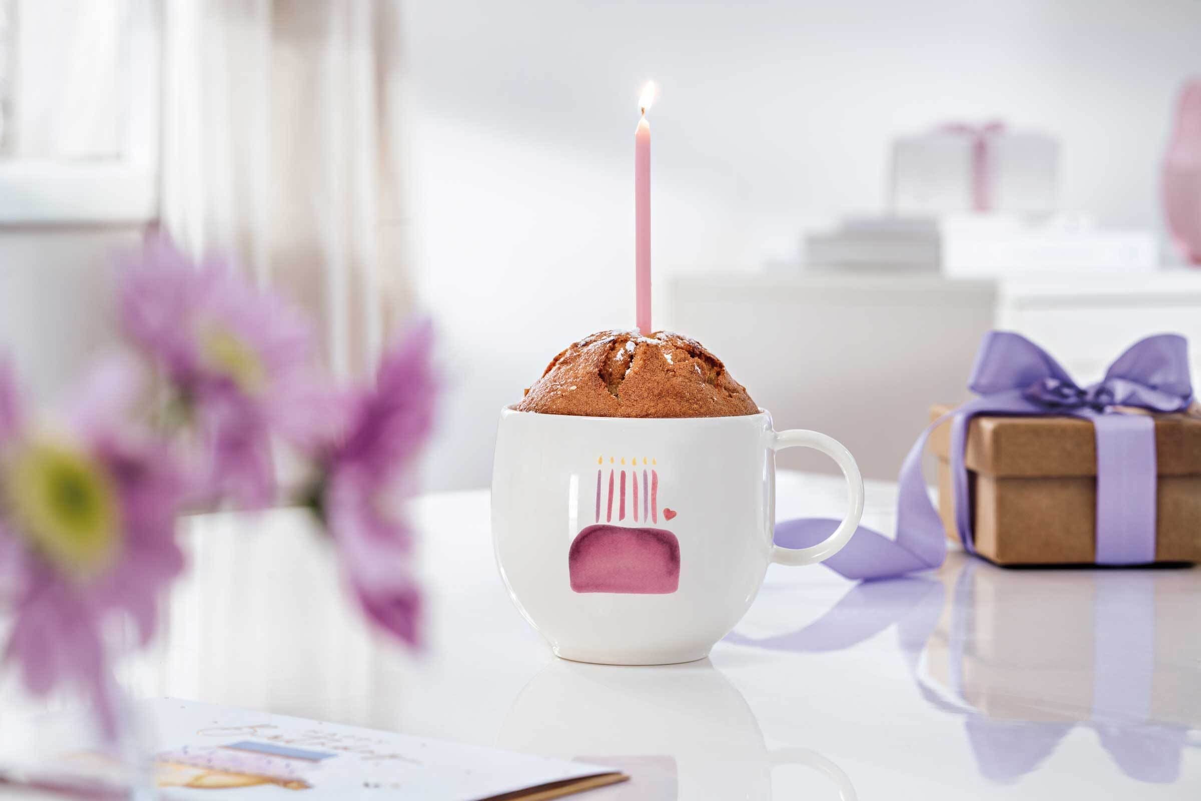 Villeroy & Boch Becher »Henkelbecher Happy Birthday With Love 290 ml 6er Set weiß-rot«