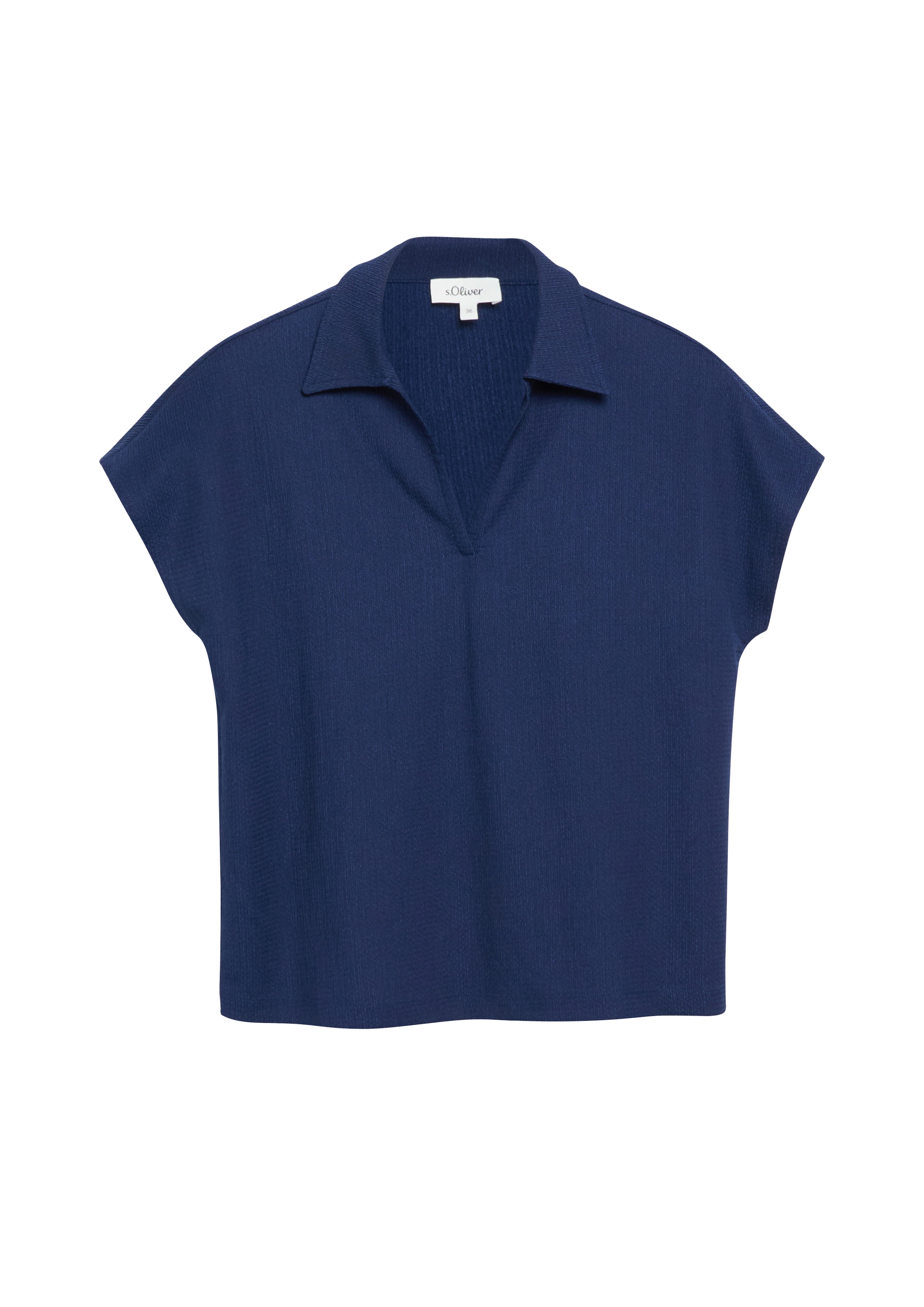 s.Oliver Kurzarmshirt Sommershirt mit Polokragen