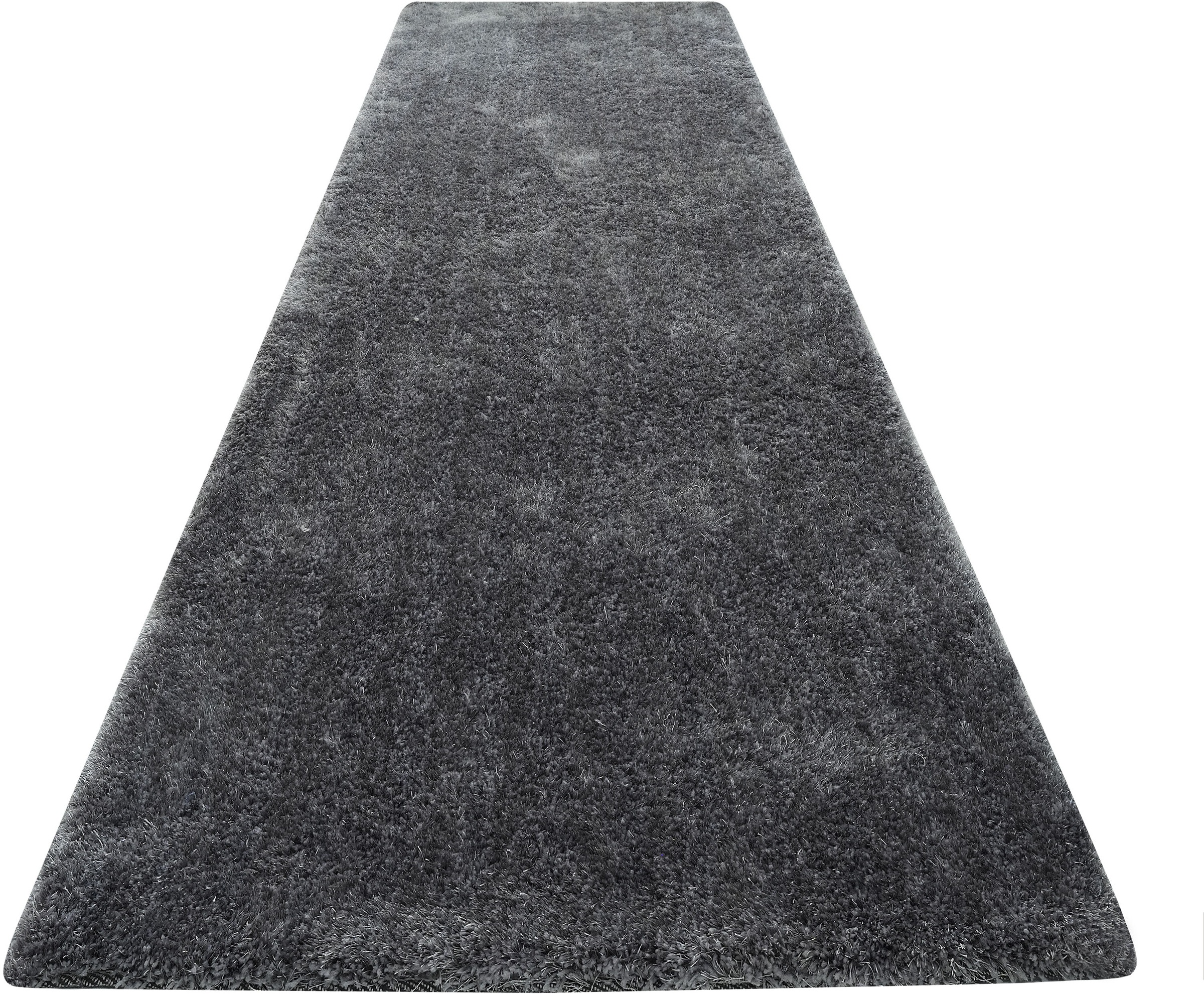 Bruno Banani Hochflor-Läufer »Dana Teppich, Kundenliebling«, rechteckig, 30 mm Höhe, Brücke, uni, weich, Mikrofaser, Diele, Flur, Wohnzimmer, Schlafzimmer