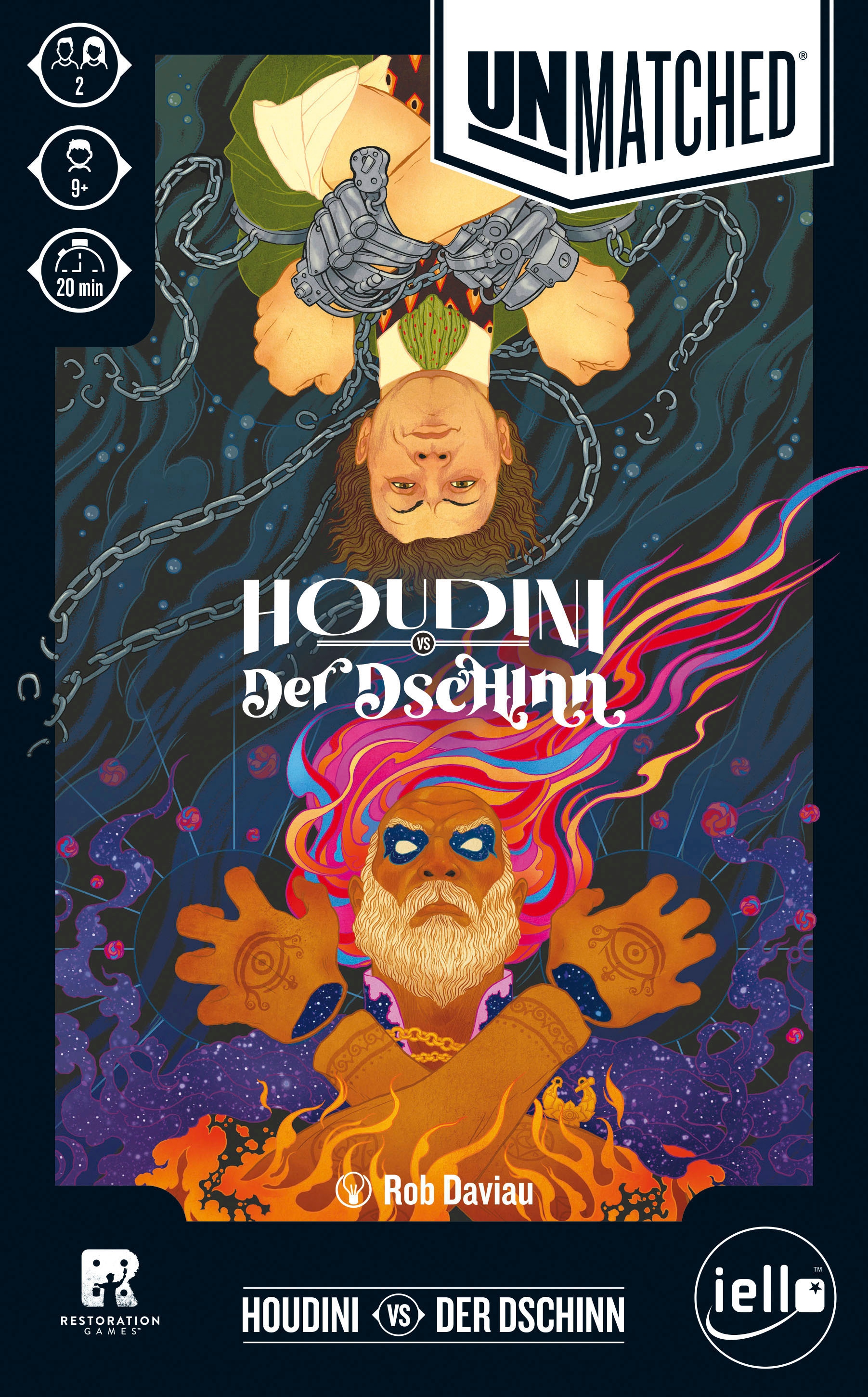 iello Spiel »Unmatched: Houdini vs Der Dschinn«