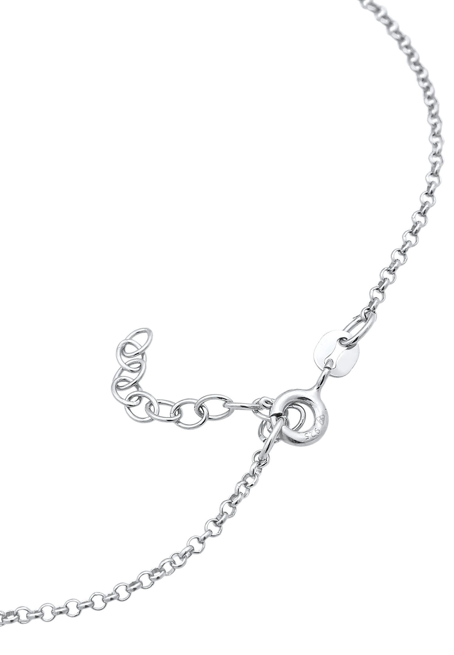 Elli Fußkette »Fußschmuck Beads Kugeln Pastell 925 Silber«