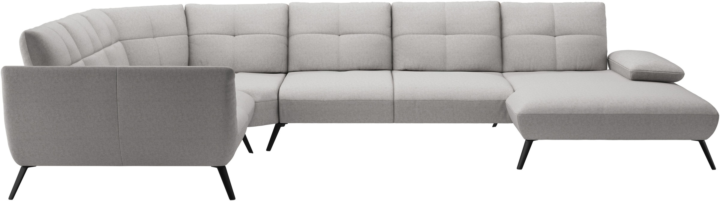 Places of Style Wohnlandschaft »Mikado U-Form«, inkl. Sitztiefenverstellung und Armteilverstellung