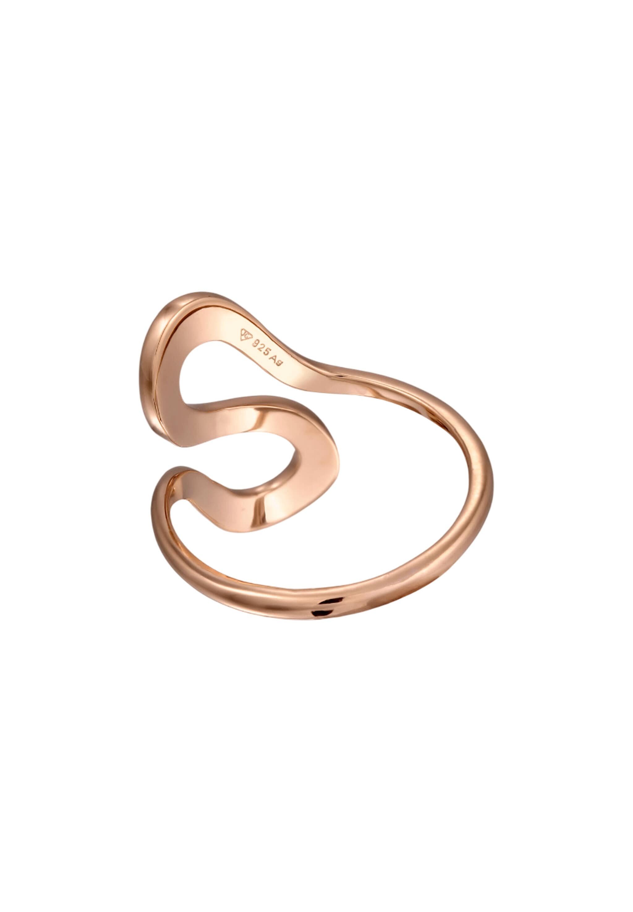 Elli Silberring »Ring Welle Modisch Verspielt Fashion 925 Silber«