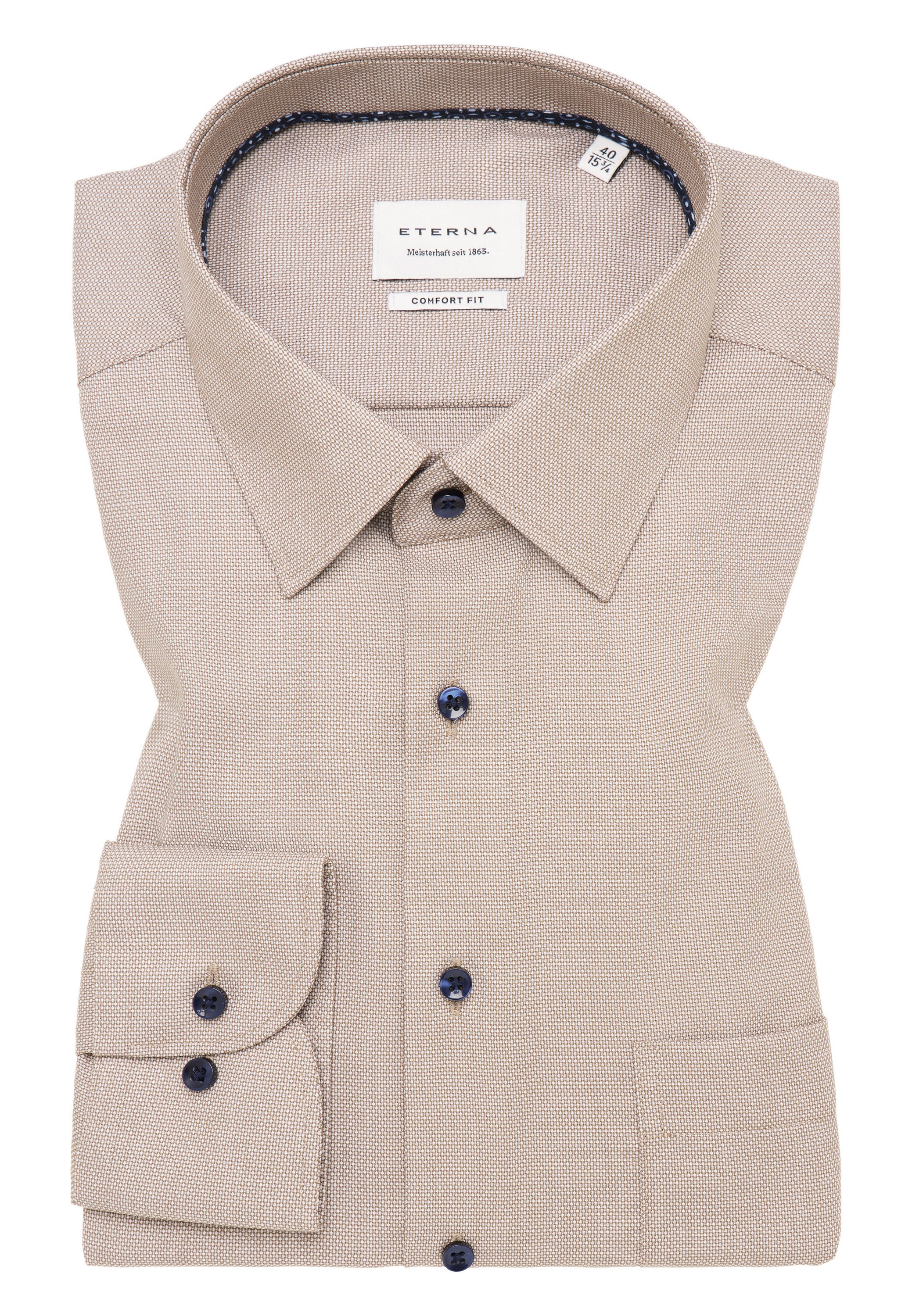Eterna Langarmhemd »COMFORT FIT«, NON IRON (bügelfrei)