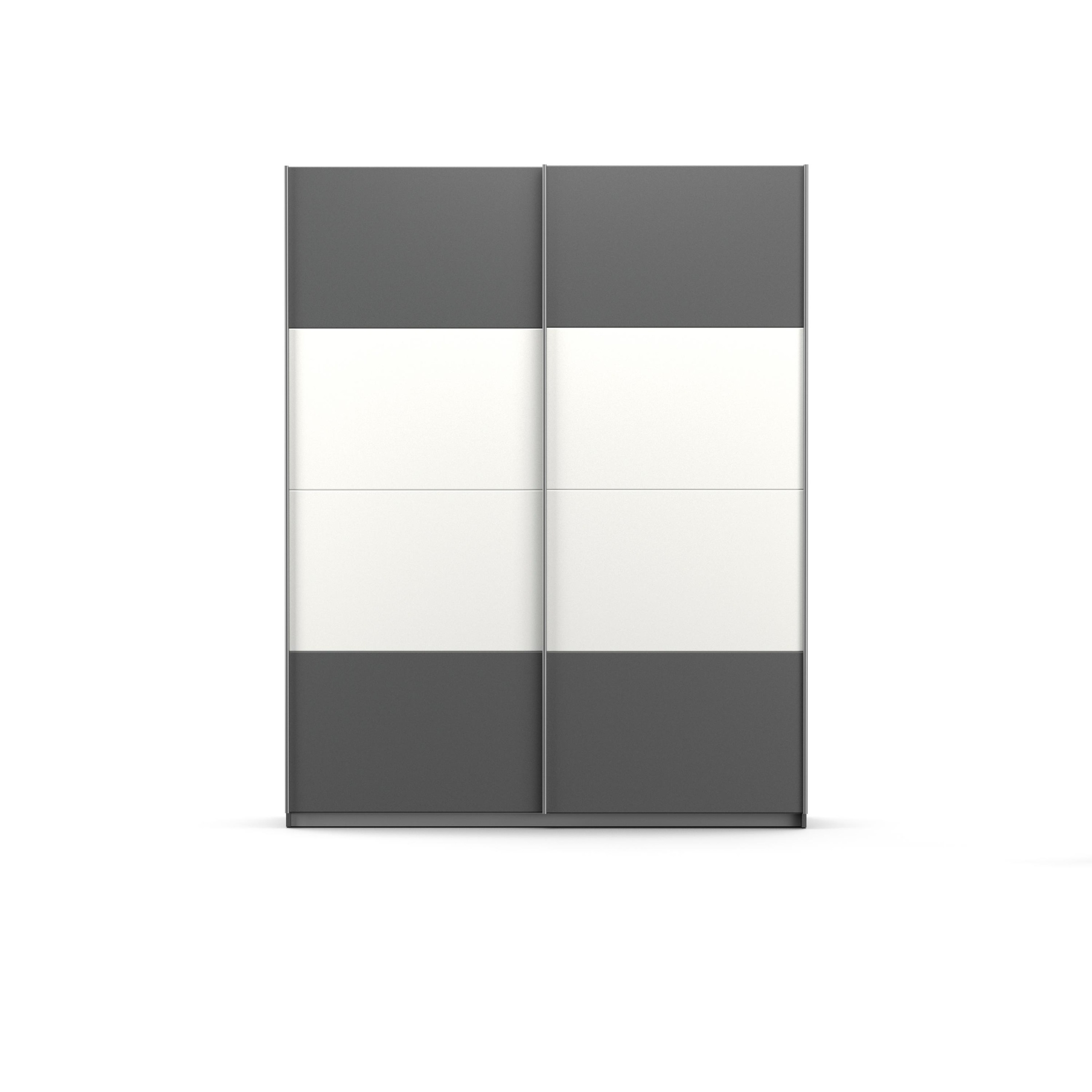 rauch Schwebetürenschrank »Quadra Bestseller Schlafzimmerschrank in vielen Breiten«, Kleiderschrank Garderobenschrank Schrank mit Glaselementen