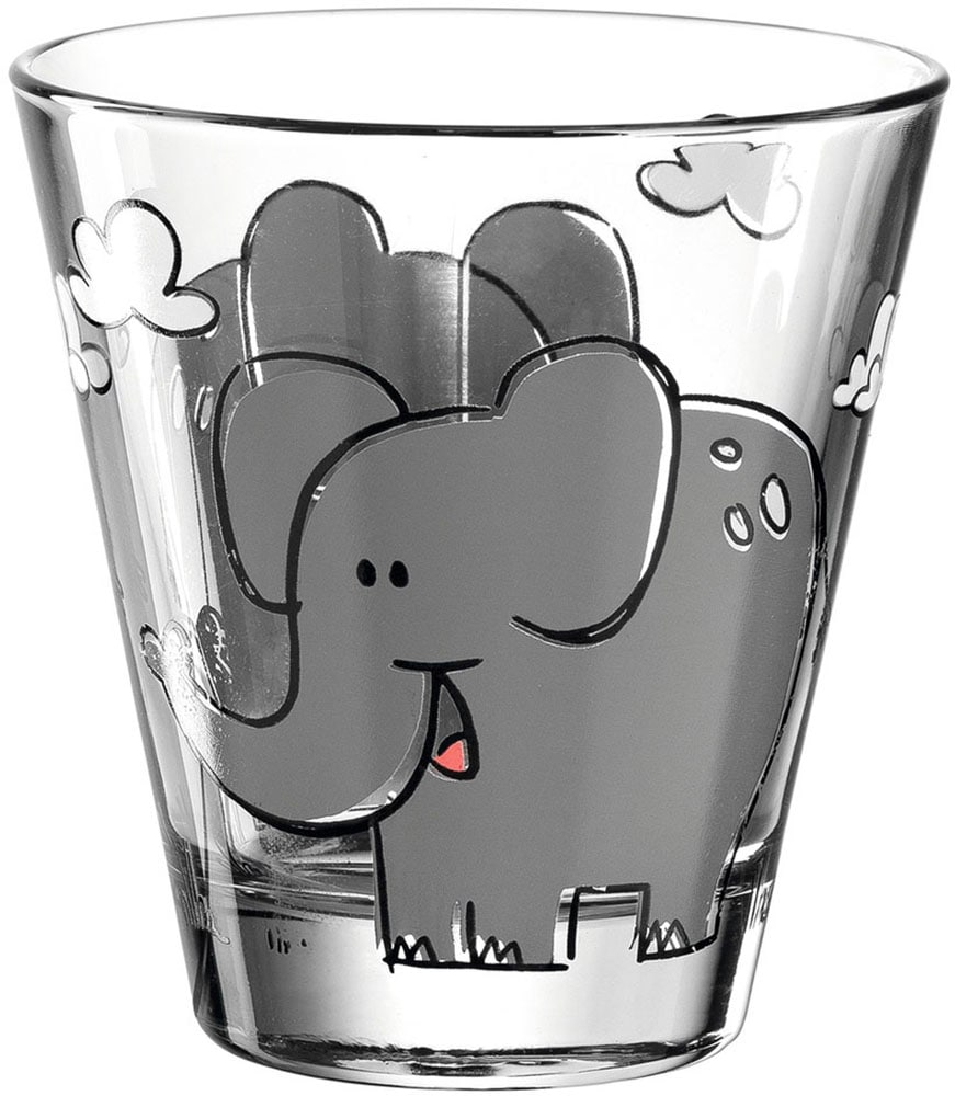 LEONARDO Kinderbecher »BAMBINI Elefant«, (Set, 6 tlg.), 215 ml, 6-teilig