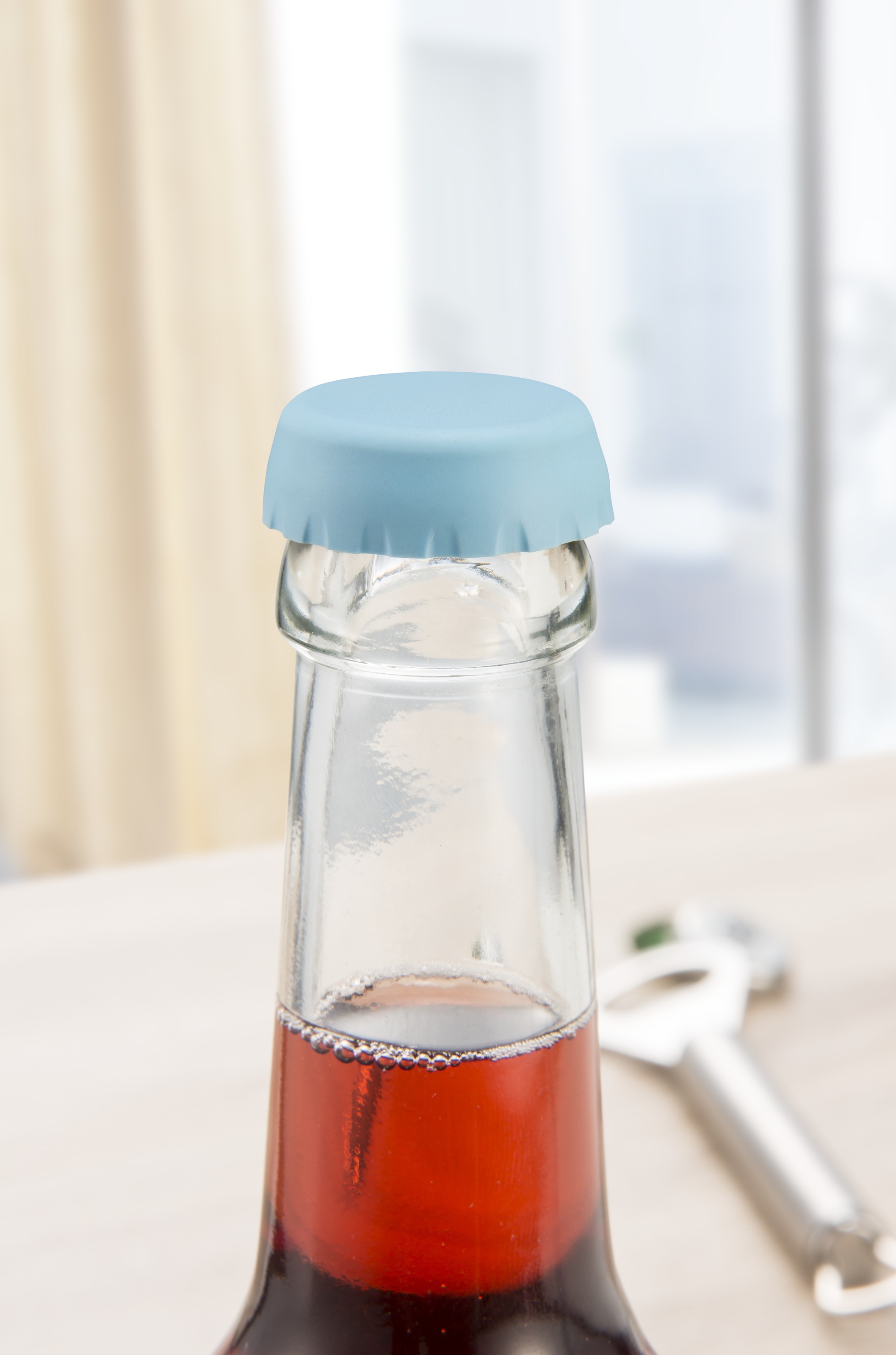 Ruco Flaschenverschluss »Kronkorken aus Kunststoff, 30er Set« Kunststoff und Silikon Kronkorken, wiederverwendbar, Made in Germany