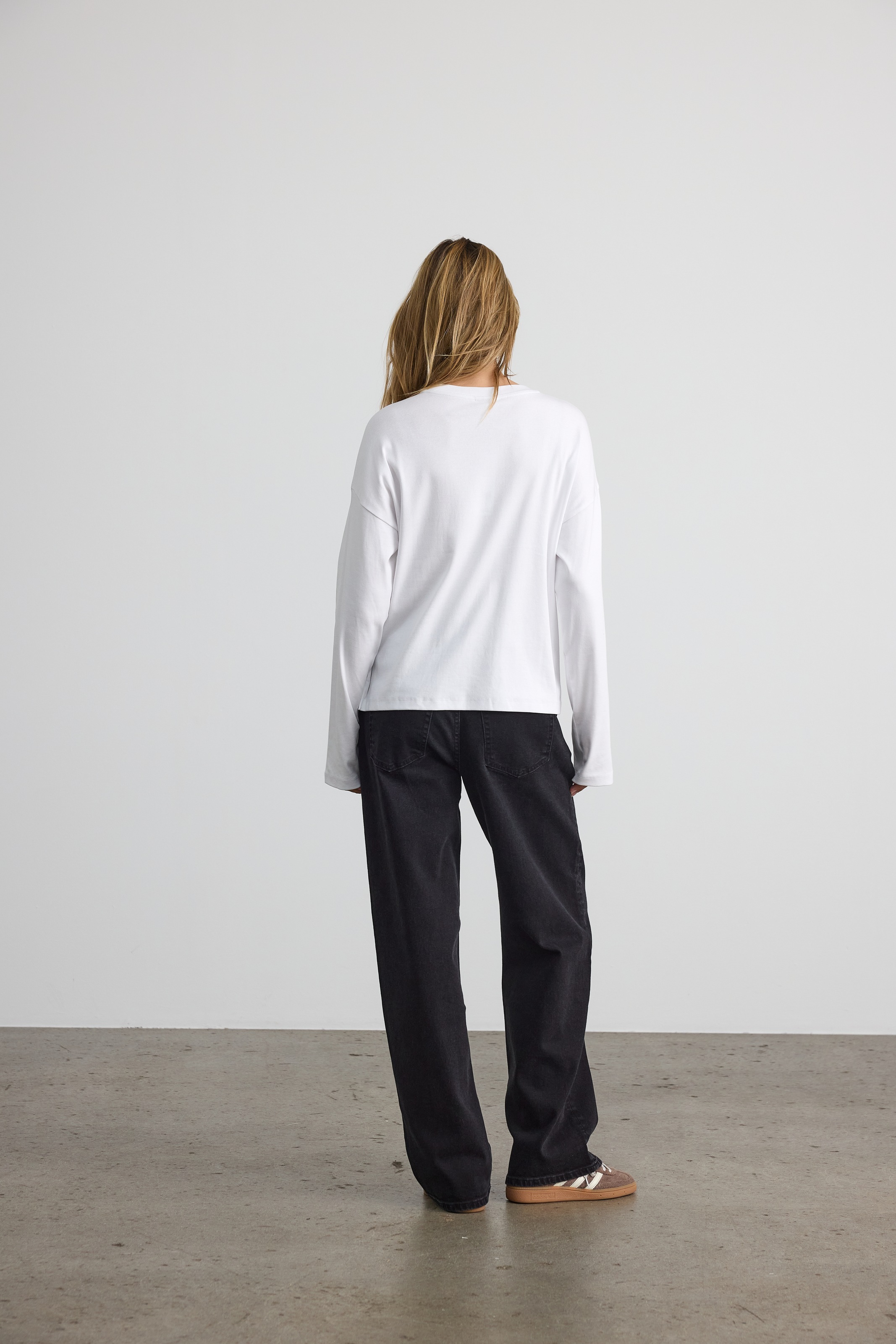 Noisy may Langarmshirt »NMMOCCA L/S REGULAR FIT TOP JRS FWD NOOS«