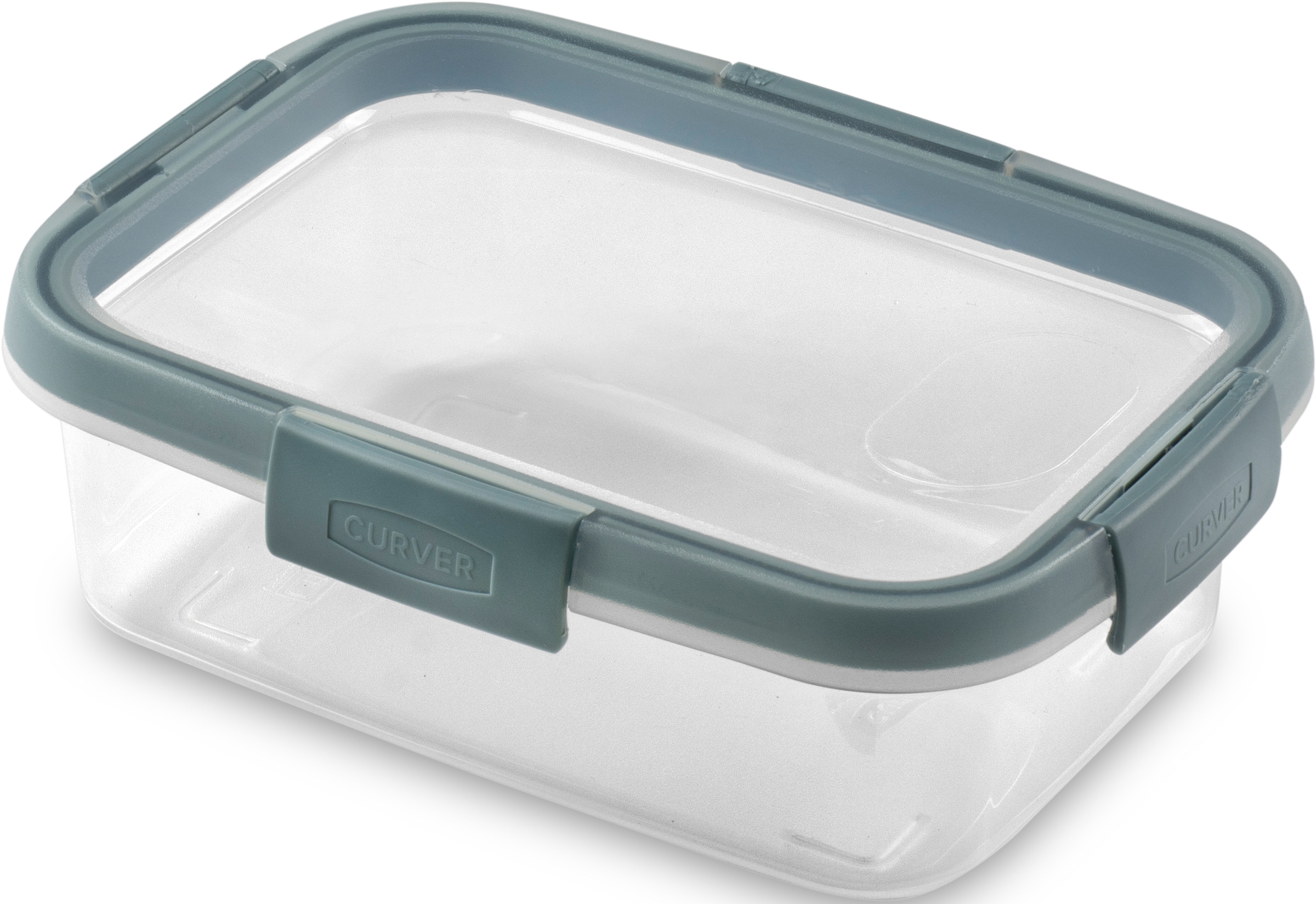 Curver Frischhaltedose »SMART ECO FRESH«, (Set, 4 tlg., bestehend aus 4 x Frischhaltedose-4 x 1,0 L rechteckig), 100% Recyclingmateria, 1 L